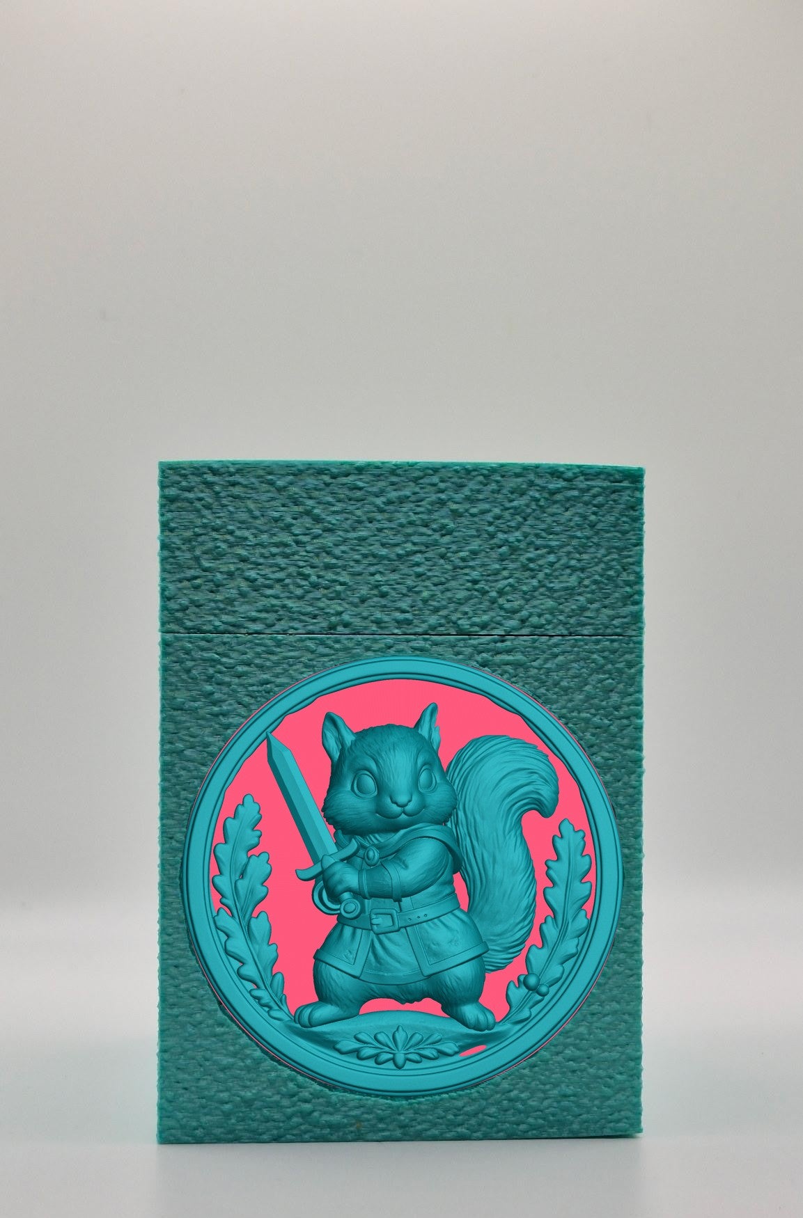 Squirrel Card Box — Green