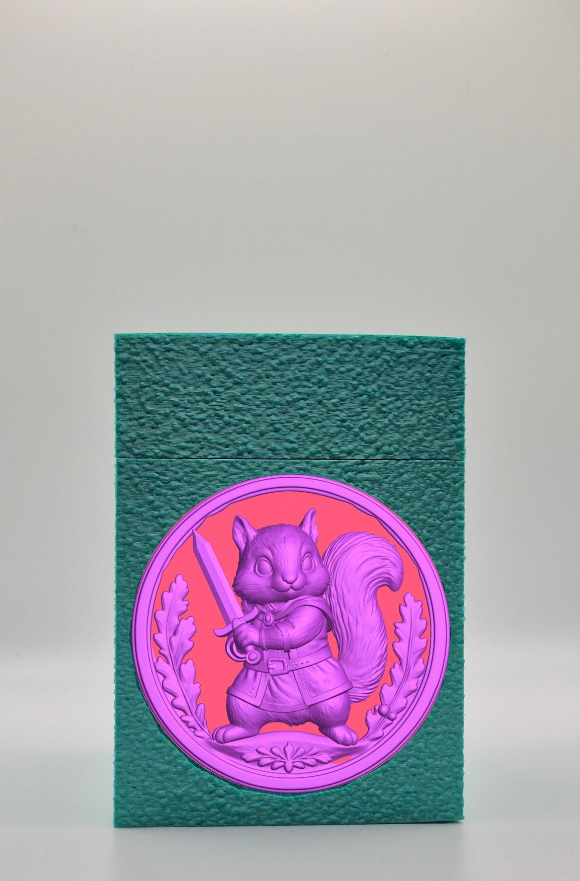 Squirrel Card Box — Green