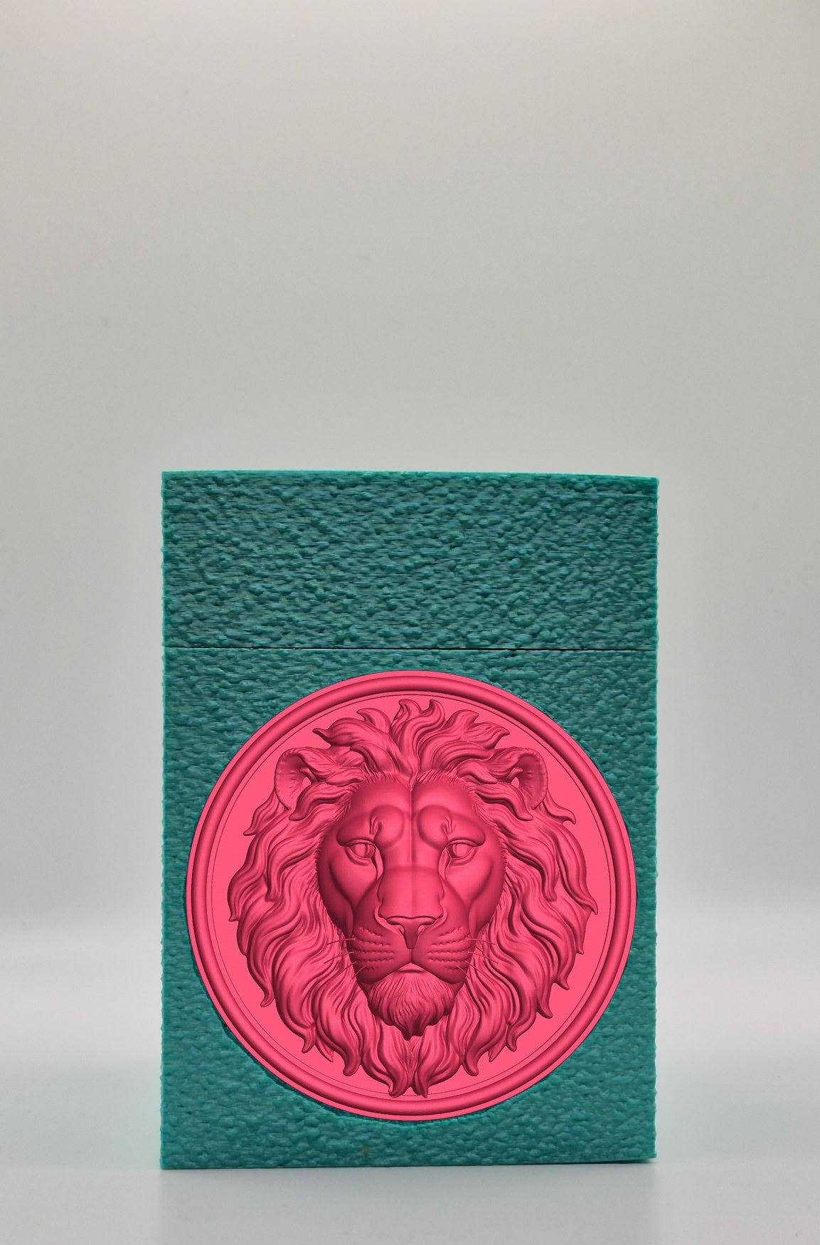 Lion Card Box — Green