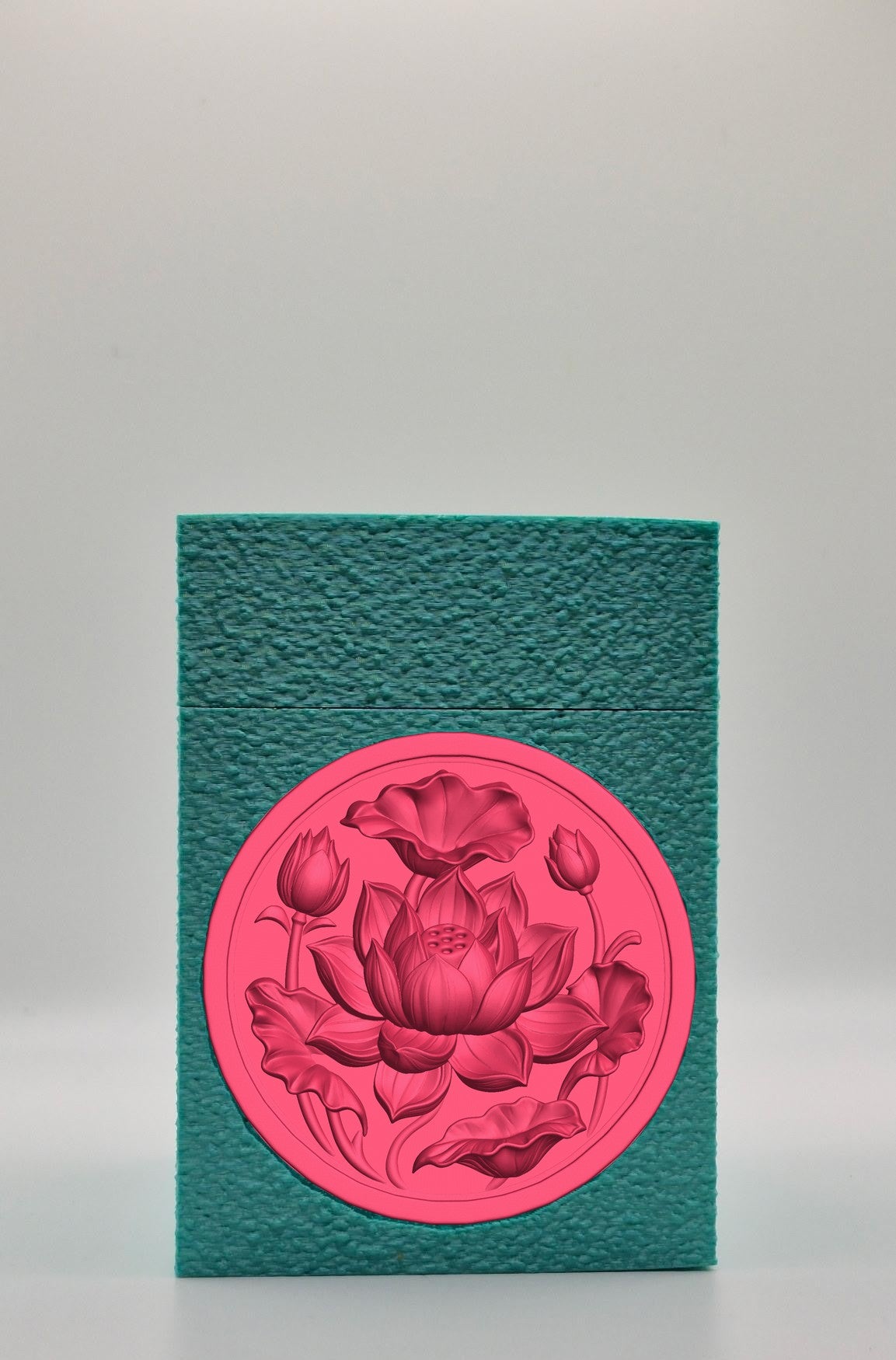 Lotus Card Box — Green
