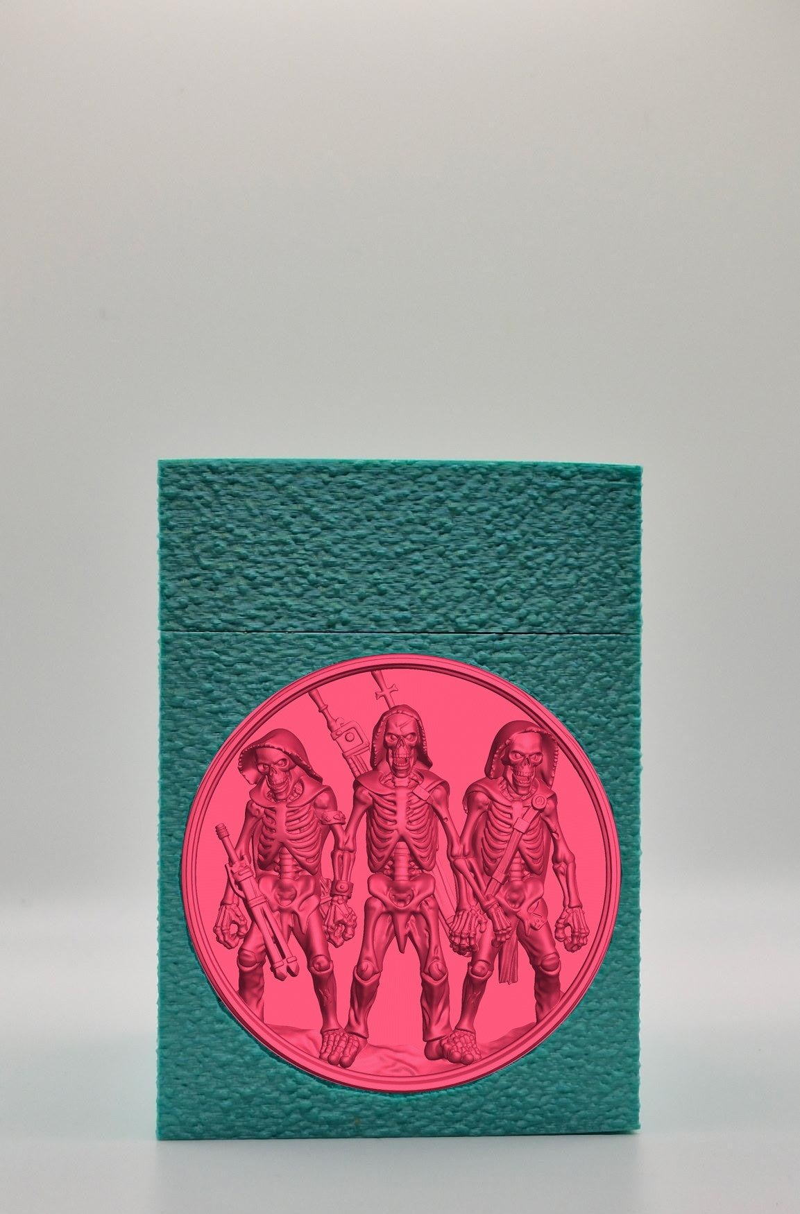 Skeleton Army Card Box — Green