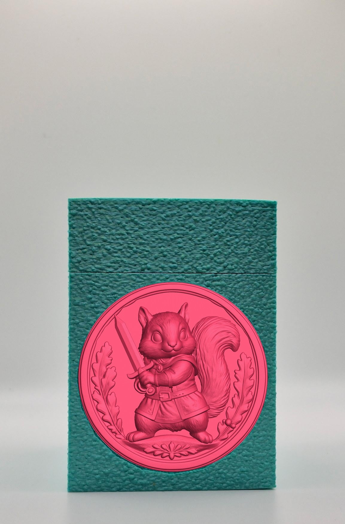 Squirrel Card Box — Green