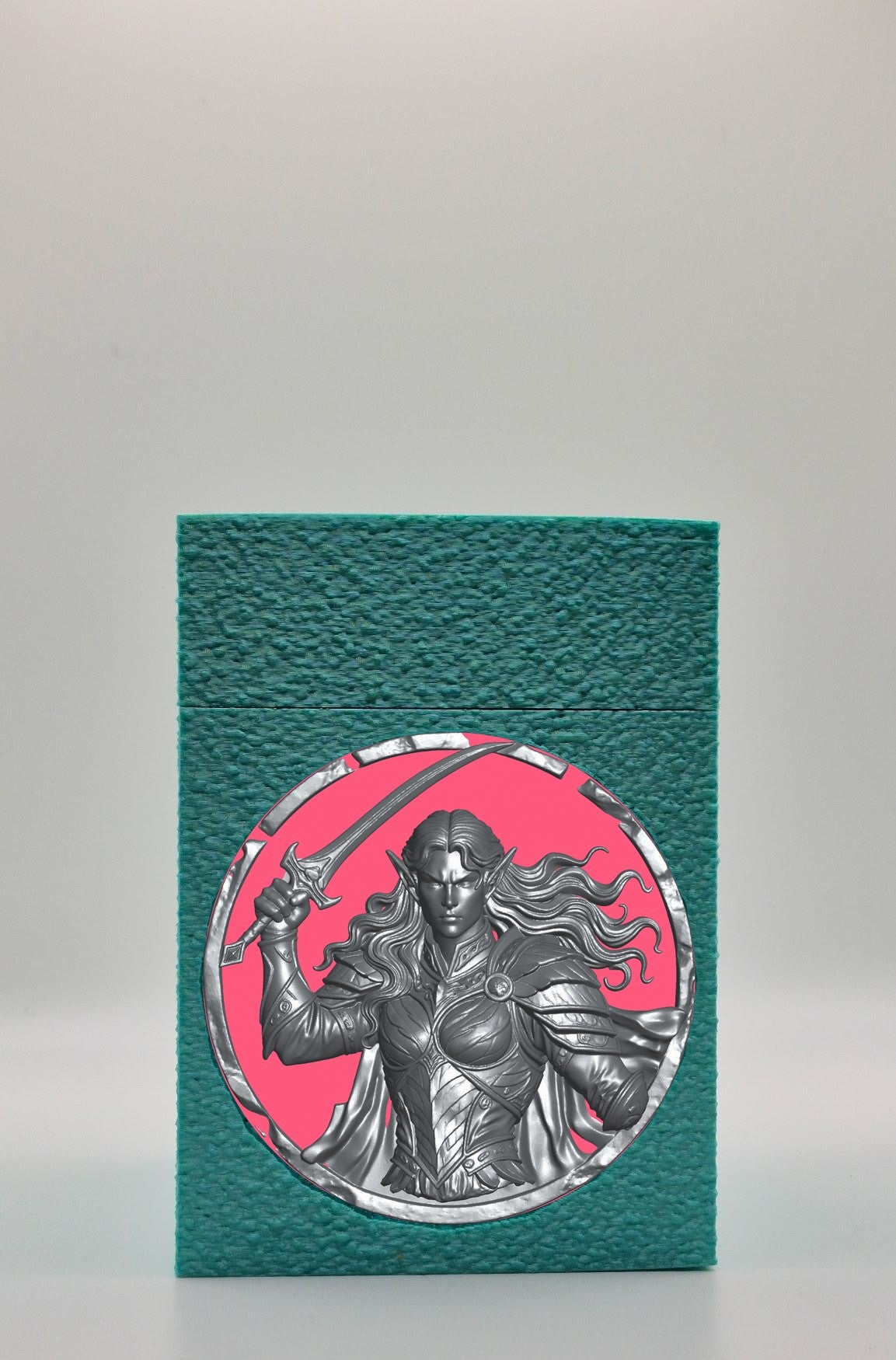 Elvish Warrior Card Box — Green