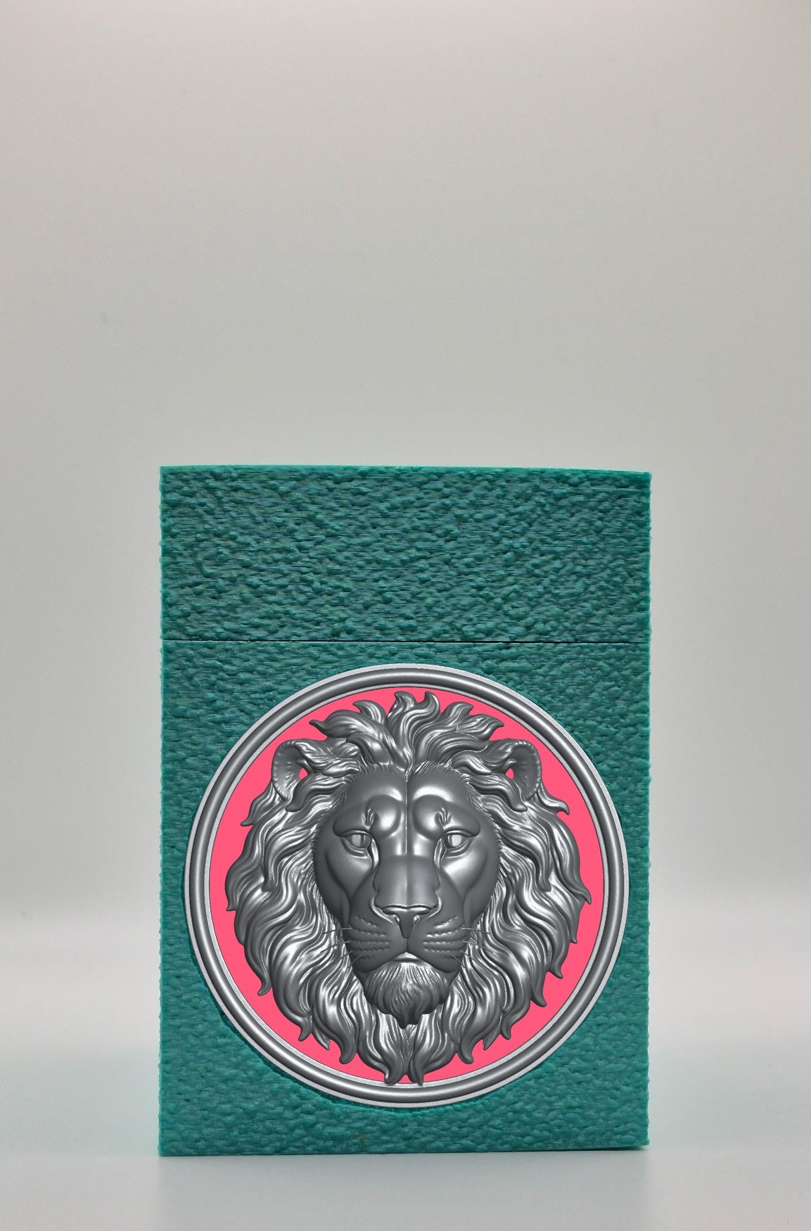Lion Card Box — Green