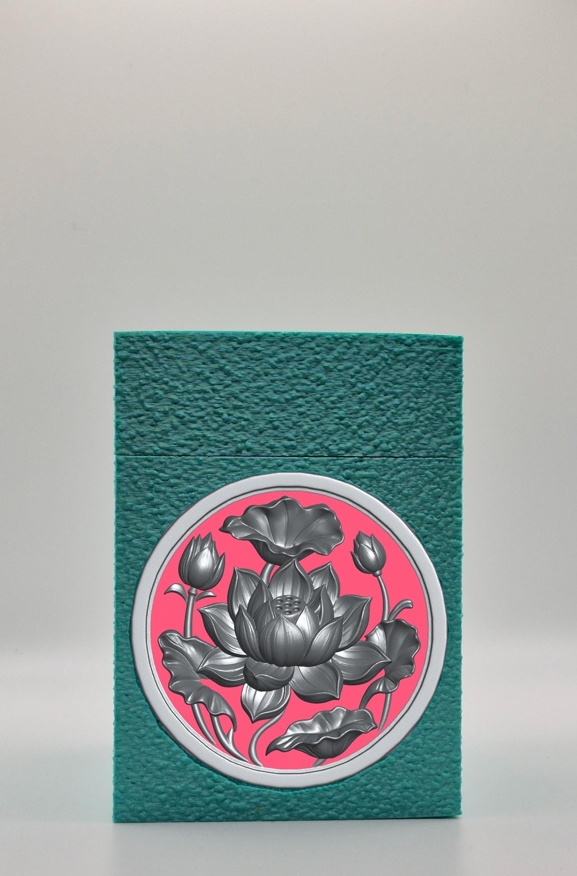 Lotus Card Box — Green