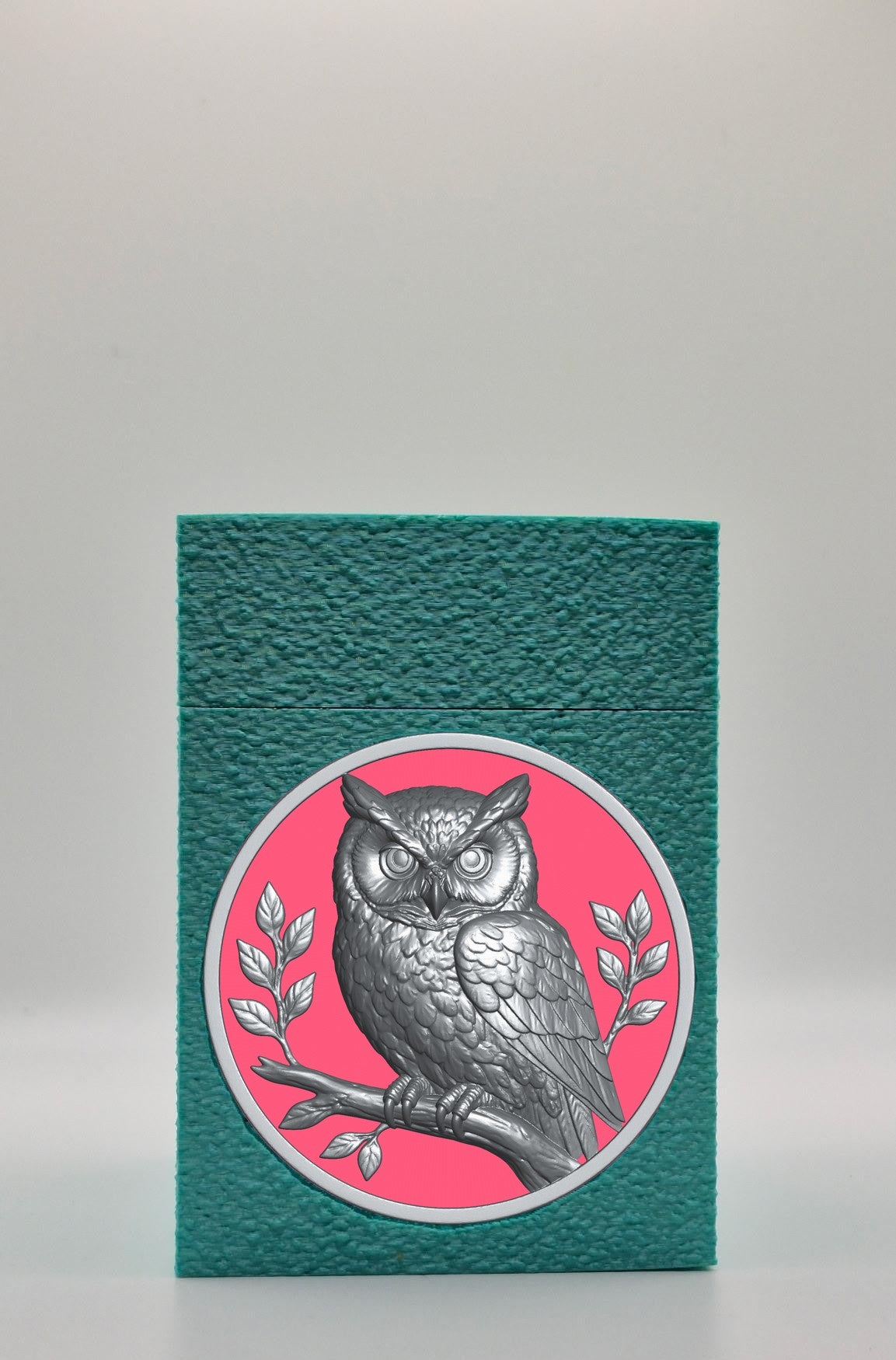 Owl Card Box — Green