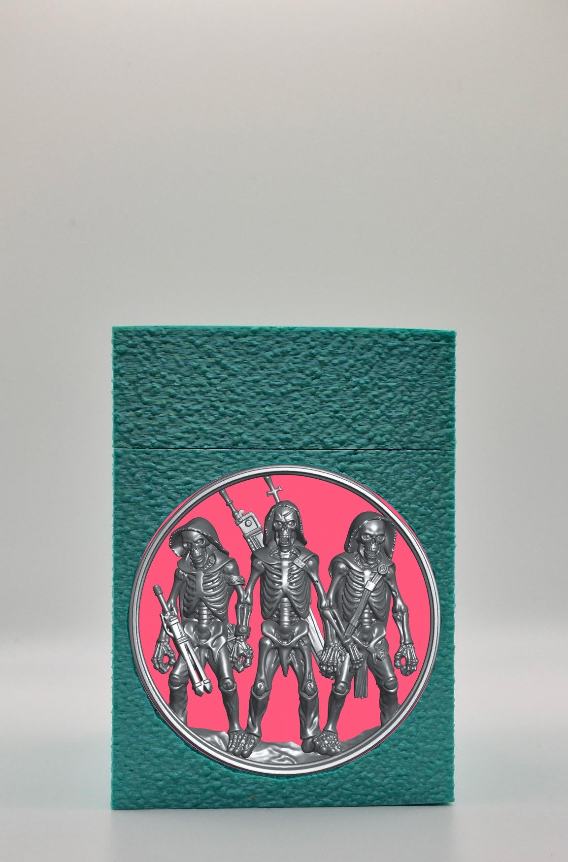 Skeleton Army Card Box — Green