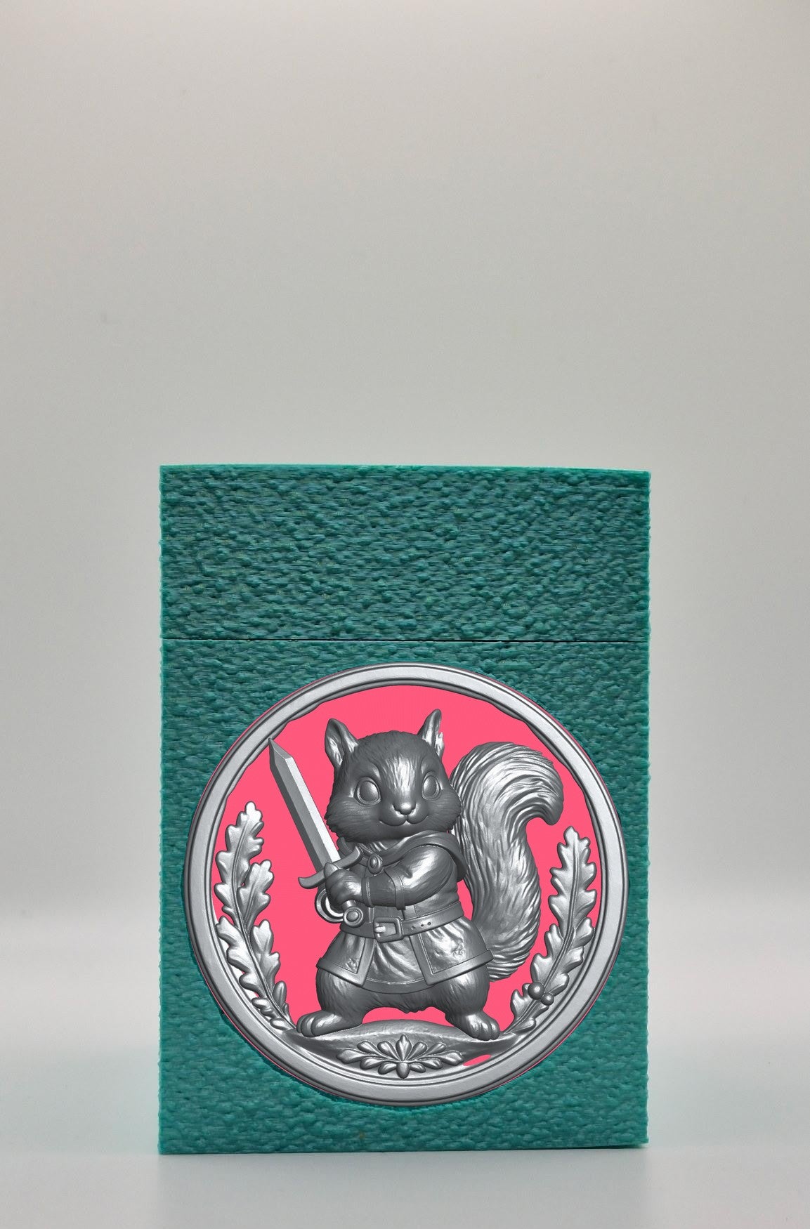 Squirrel Card Box — Green