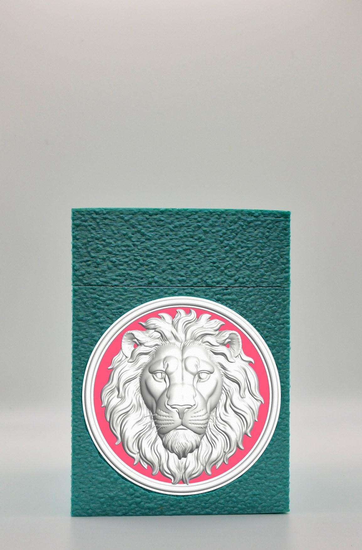 Lion Card Box — Green