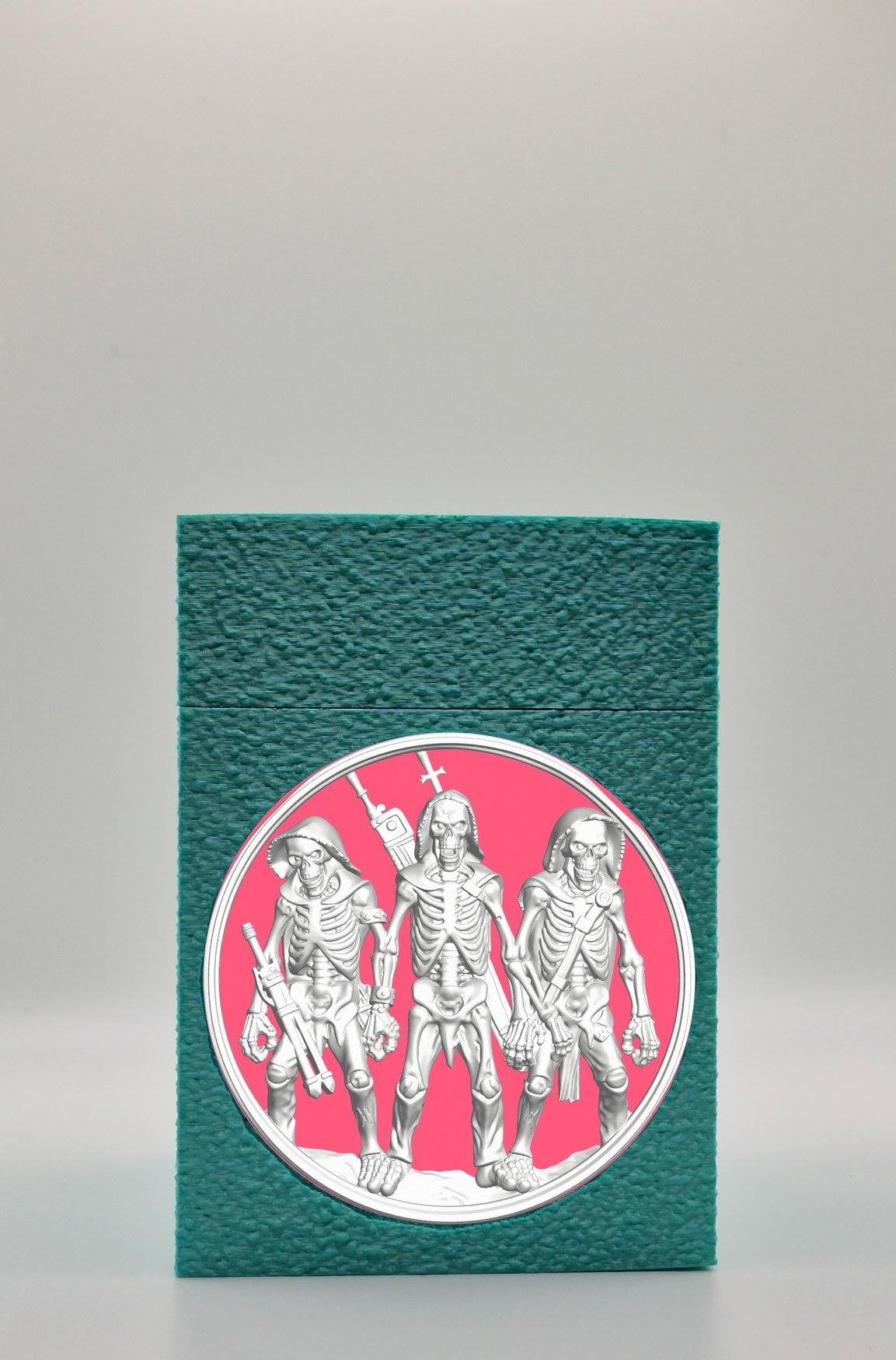 Skeleton Army Card Box — Green