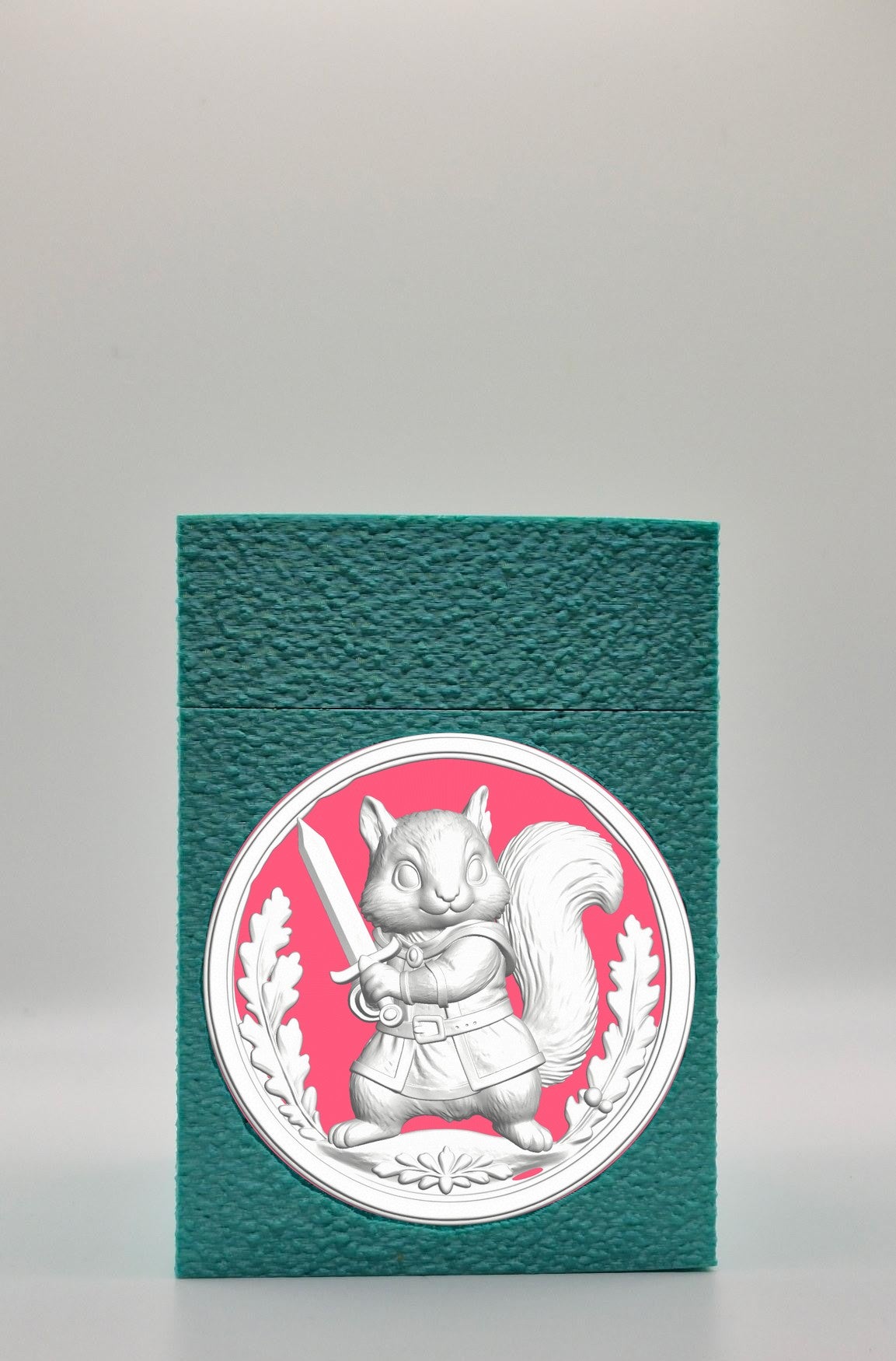 Squirrel Card Box — Green