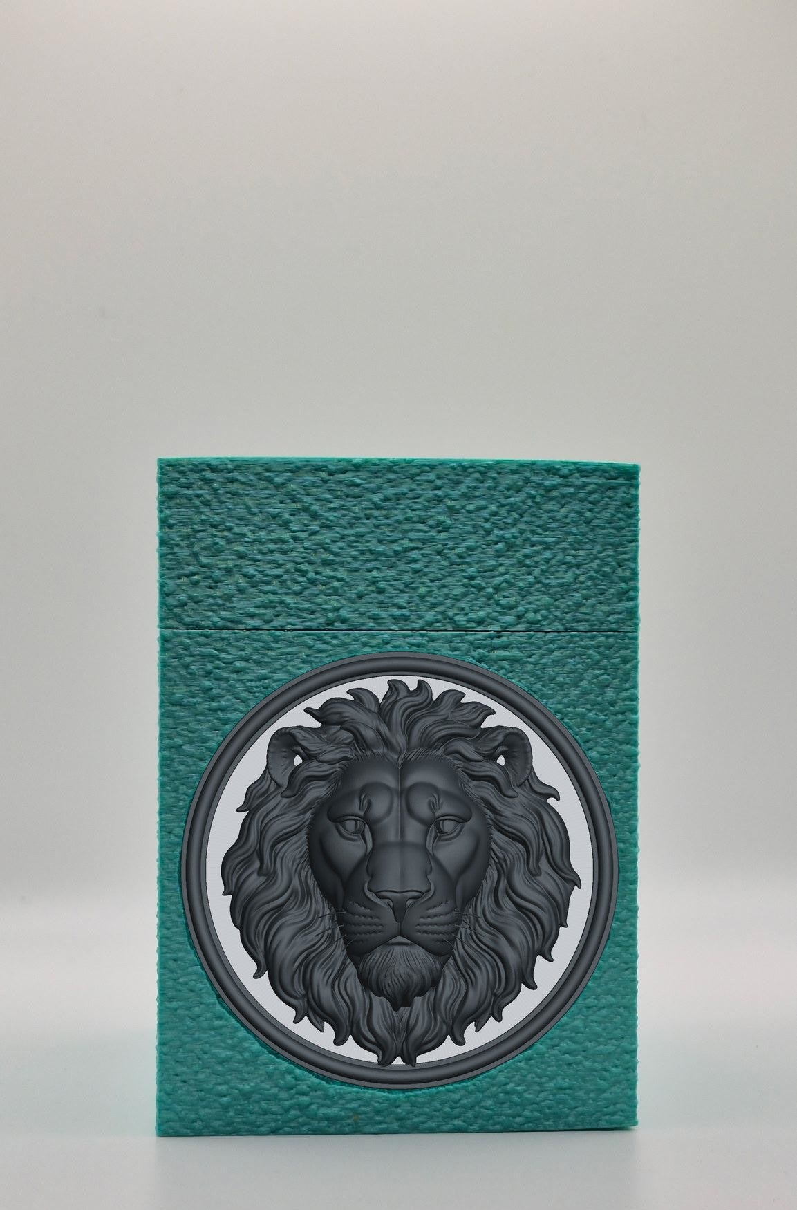 Lion Card Box — Green