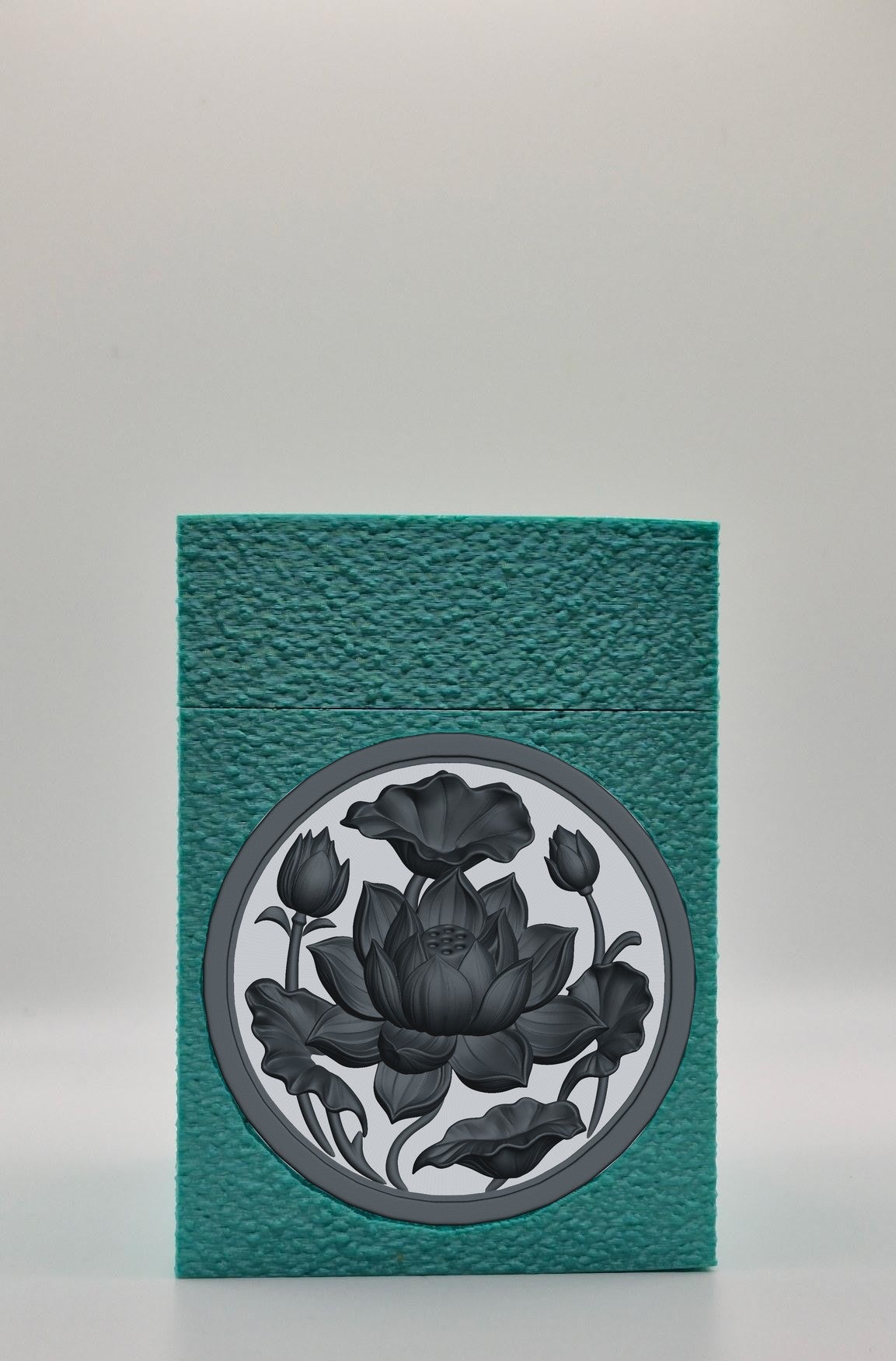 Lotus Card Box — Green