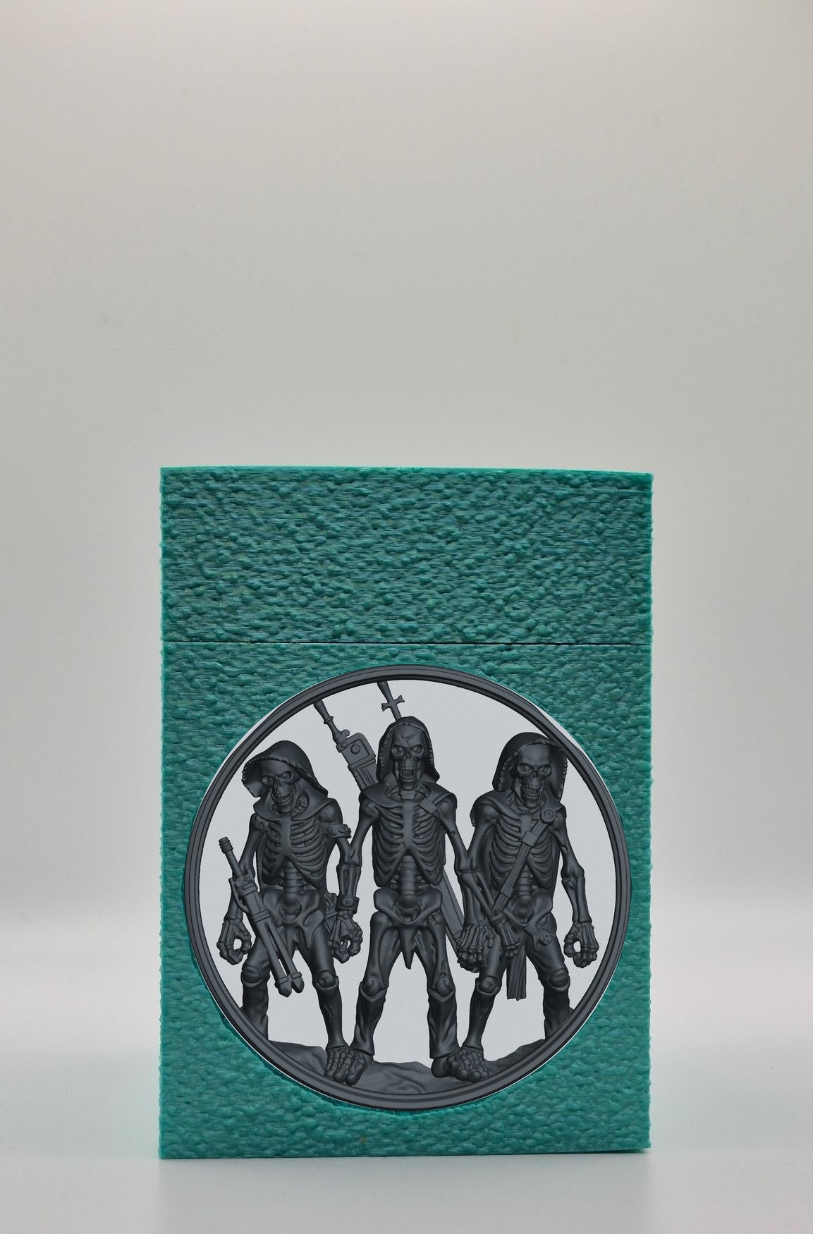 Skeleton Army Card Box — Green