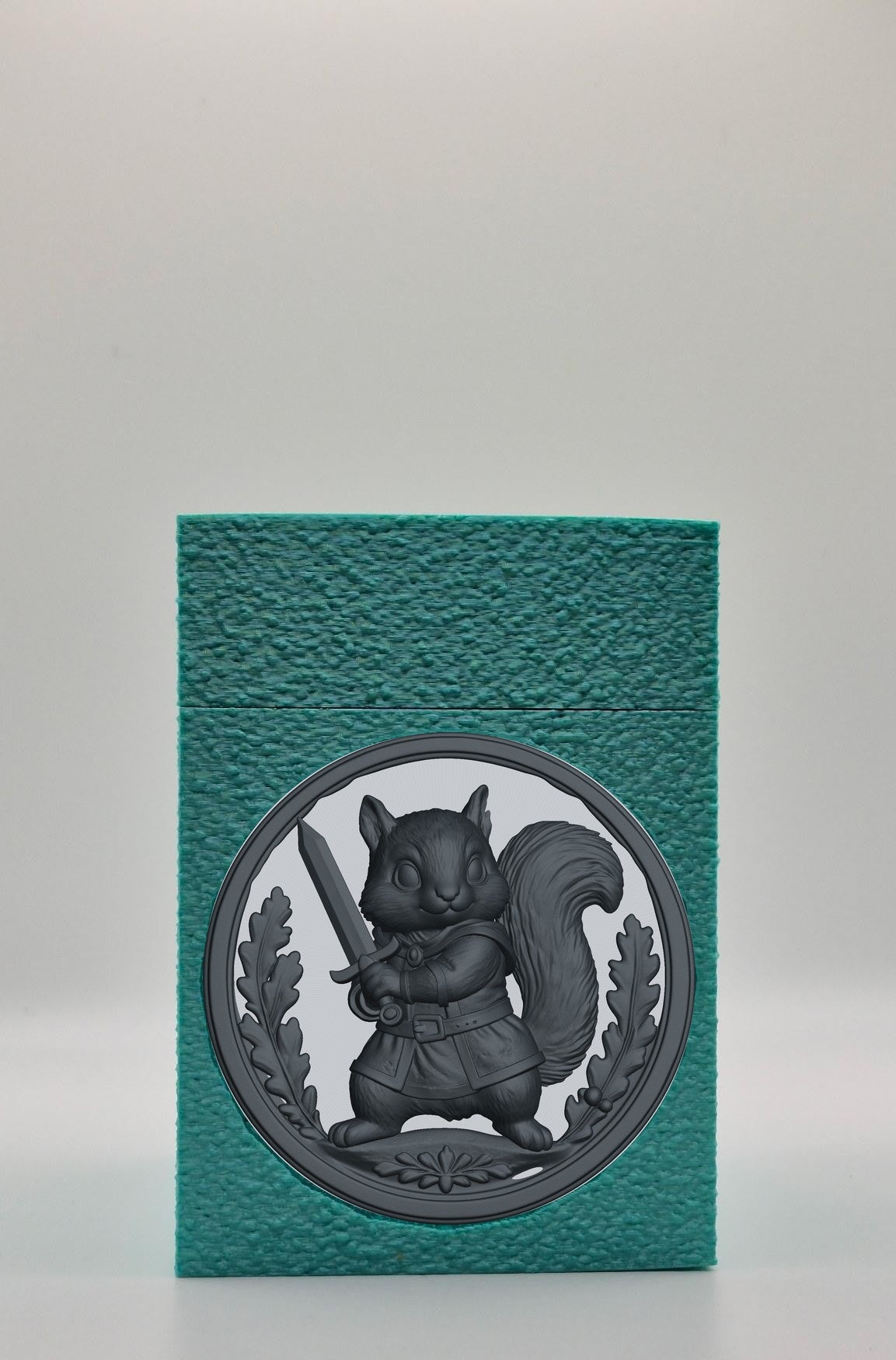 Squirrel Card Box — Green