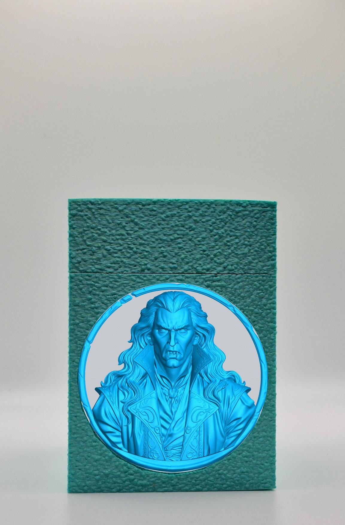 Gothic Vampire Card Box — Green
