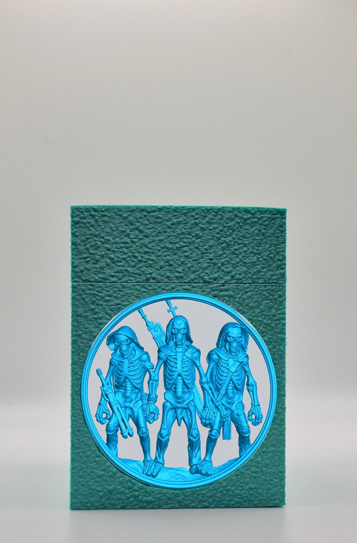 Skeleton Army Card Box — Green