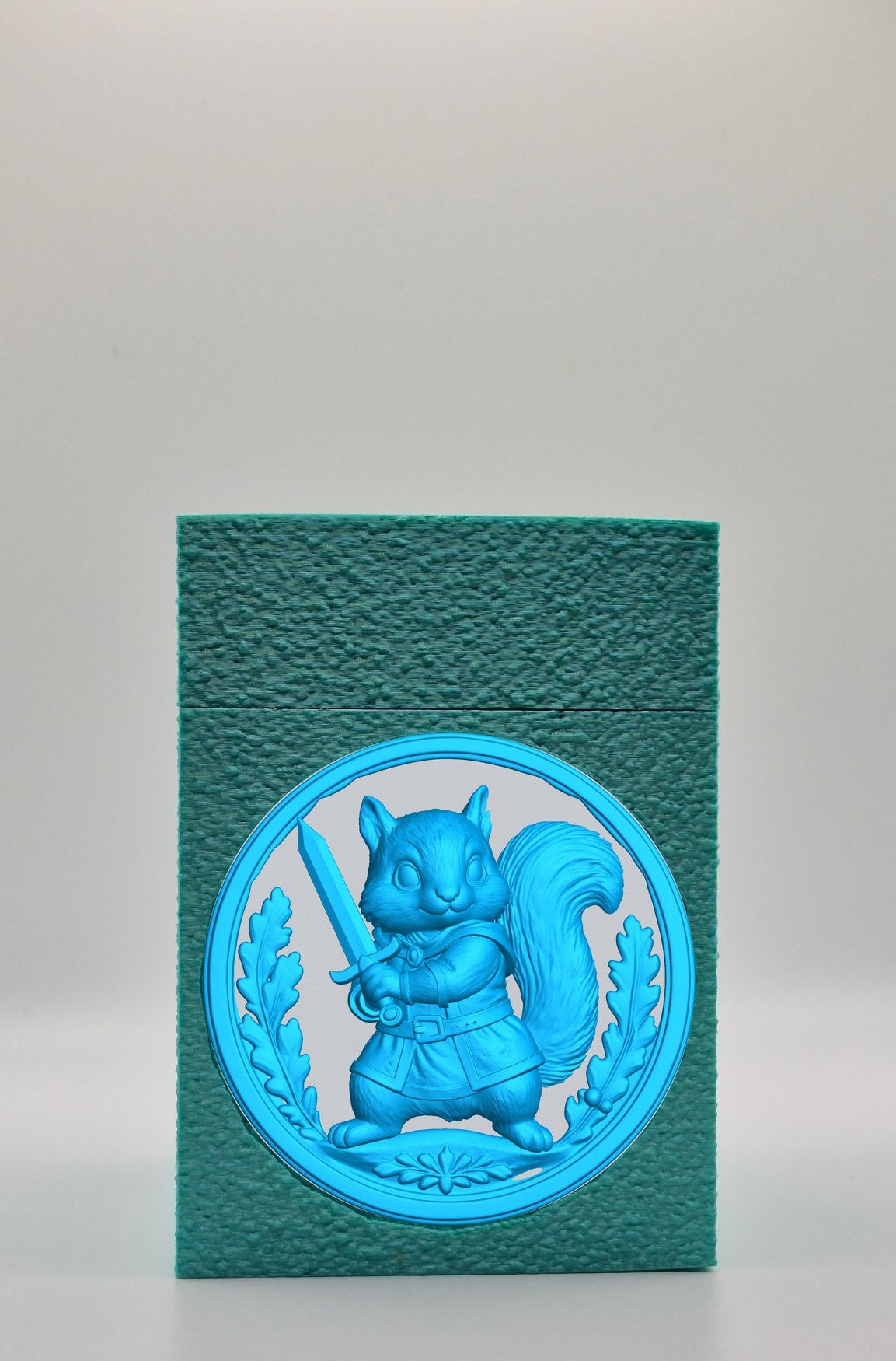 Squirrel Card Box — Green
