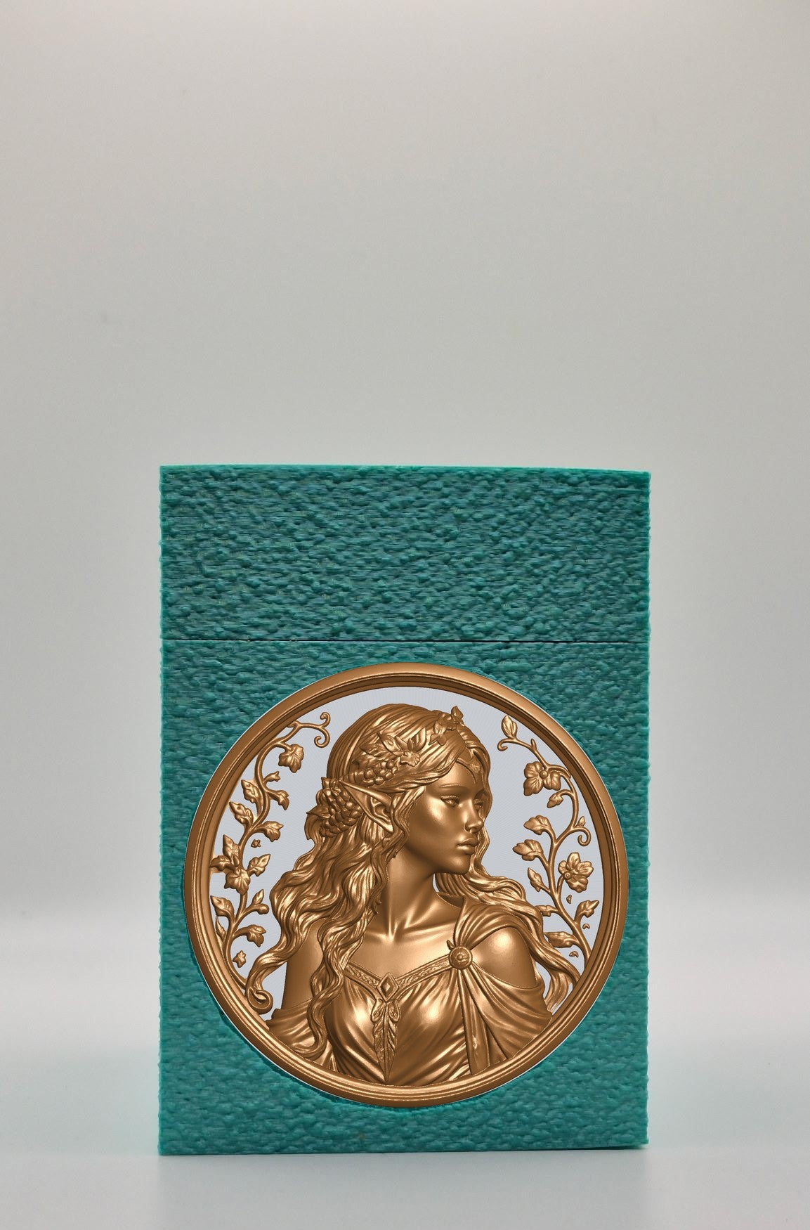 Elf Maiden Card Box — Green