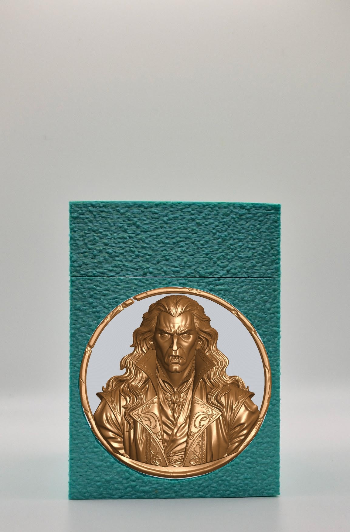 Gothic Vampire Card Box — Green