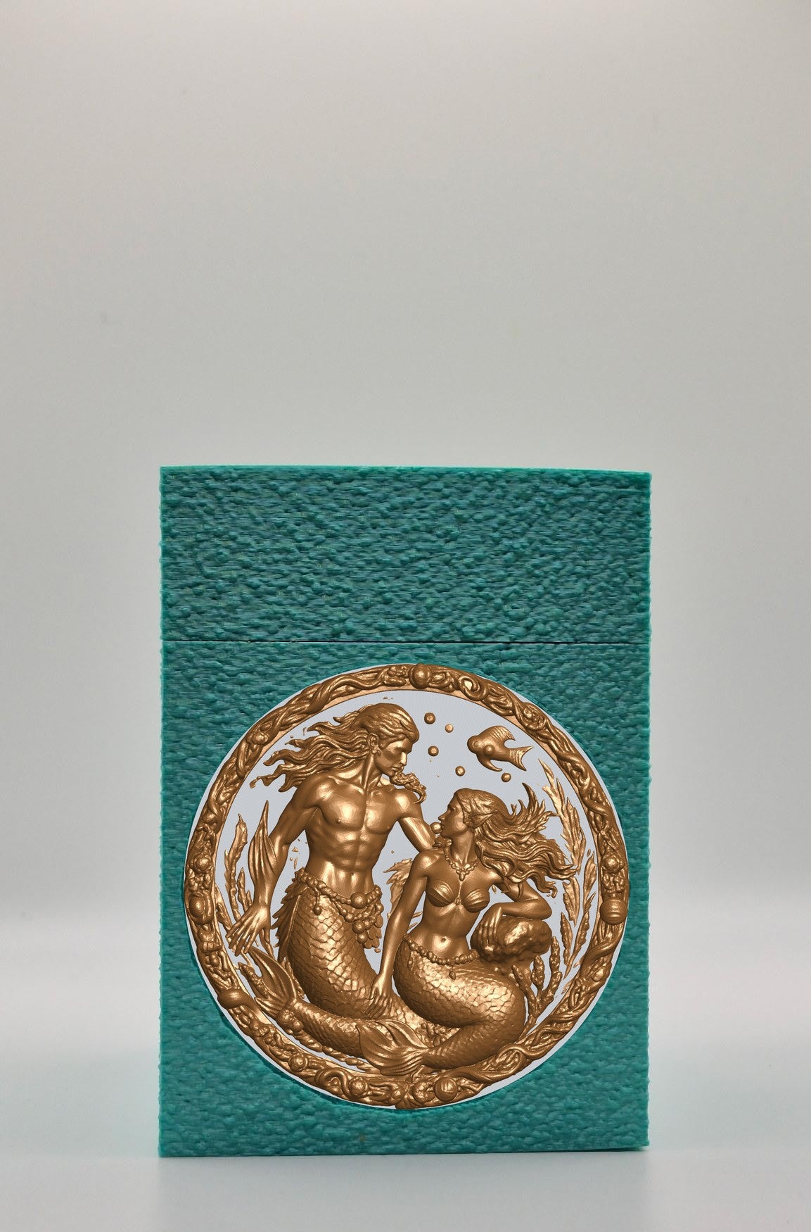Merfolk Card Box — Green