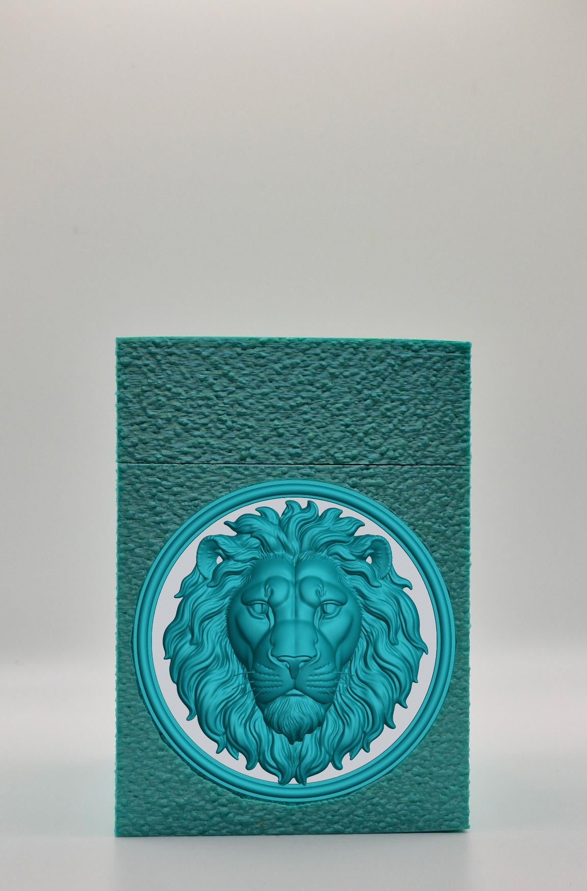Lion Card Box — Green