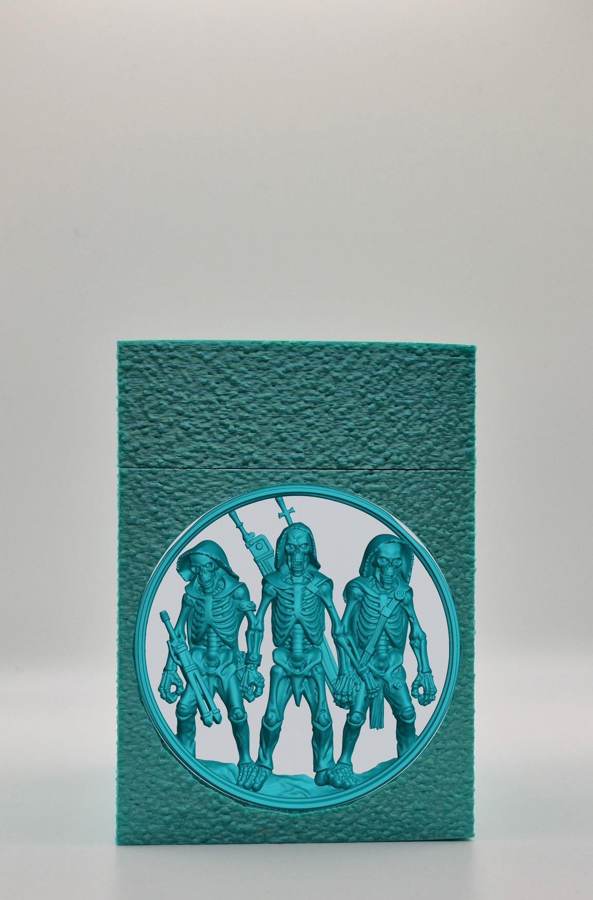 Skeleton Army Card Box — Green