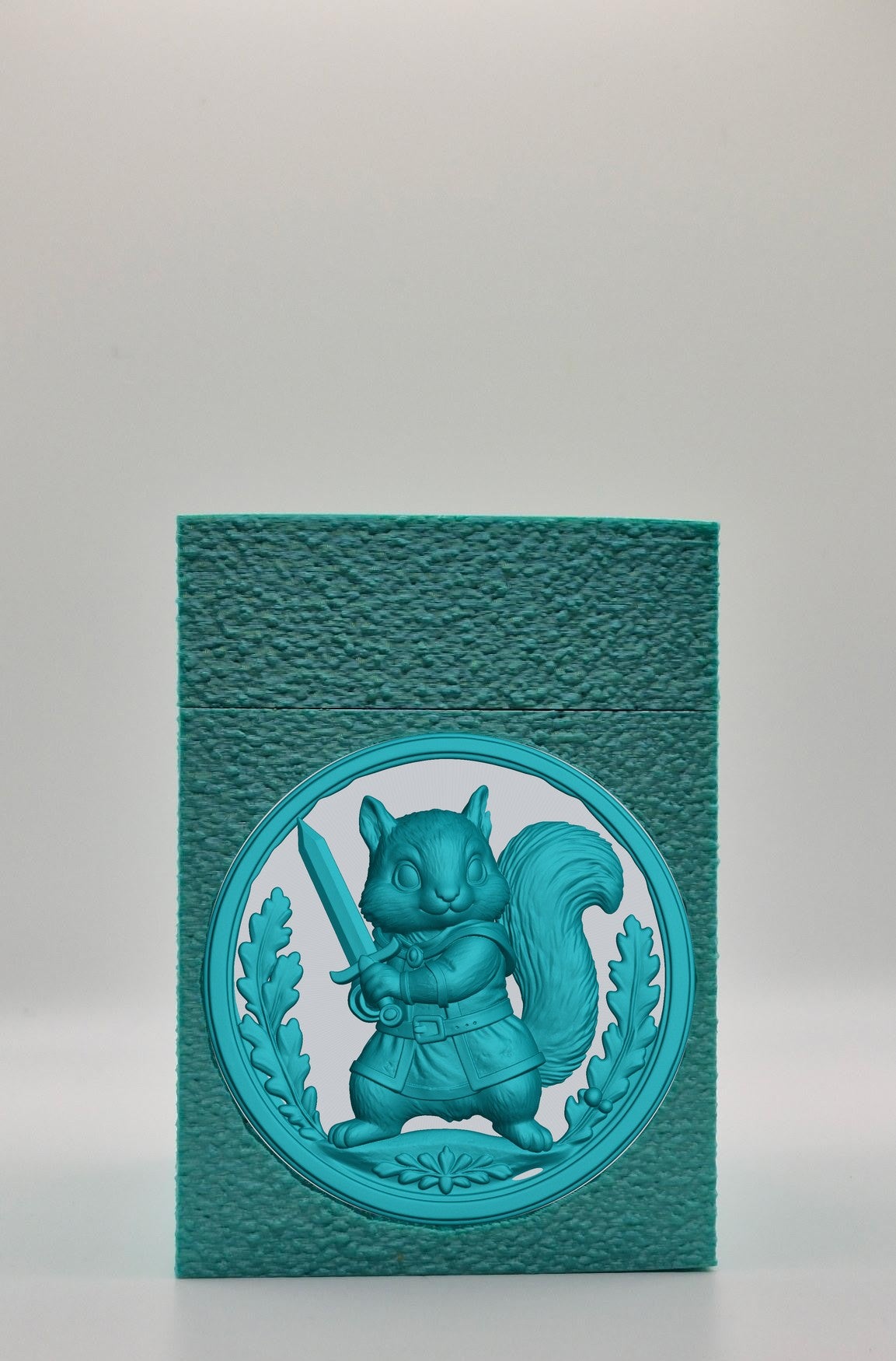 Squirrel Card Box — Green
