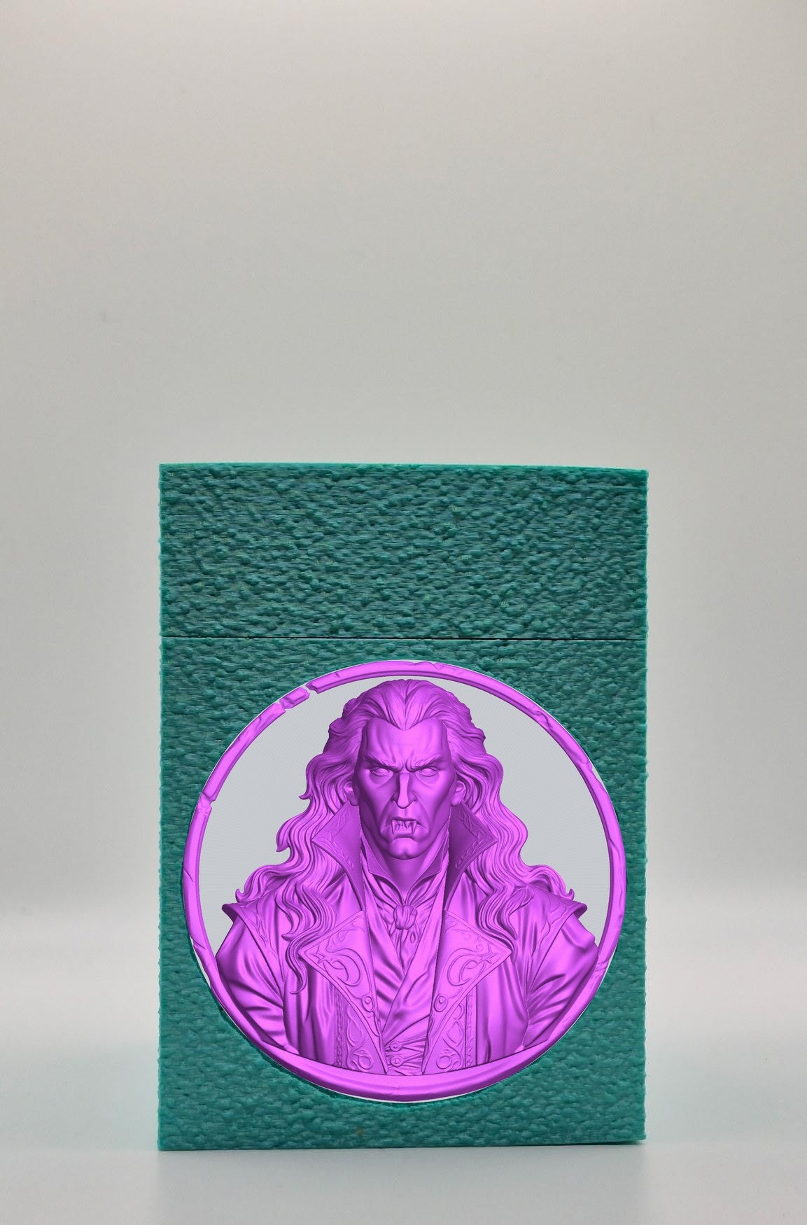 Gothic Vampire Card Box — Green