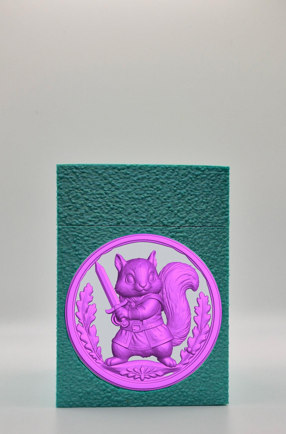 Squirrel Card Box — Green