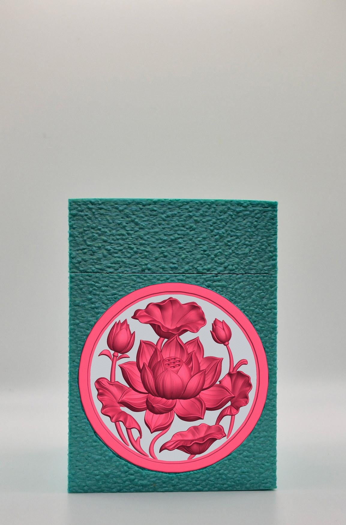Lotus Card Box — Green