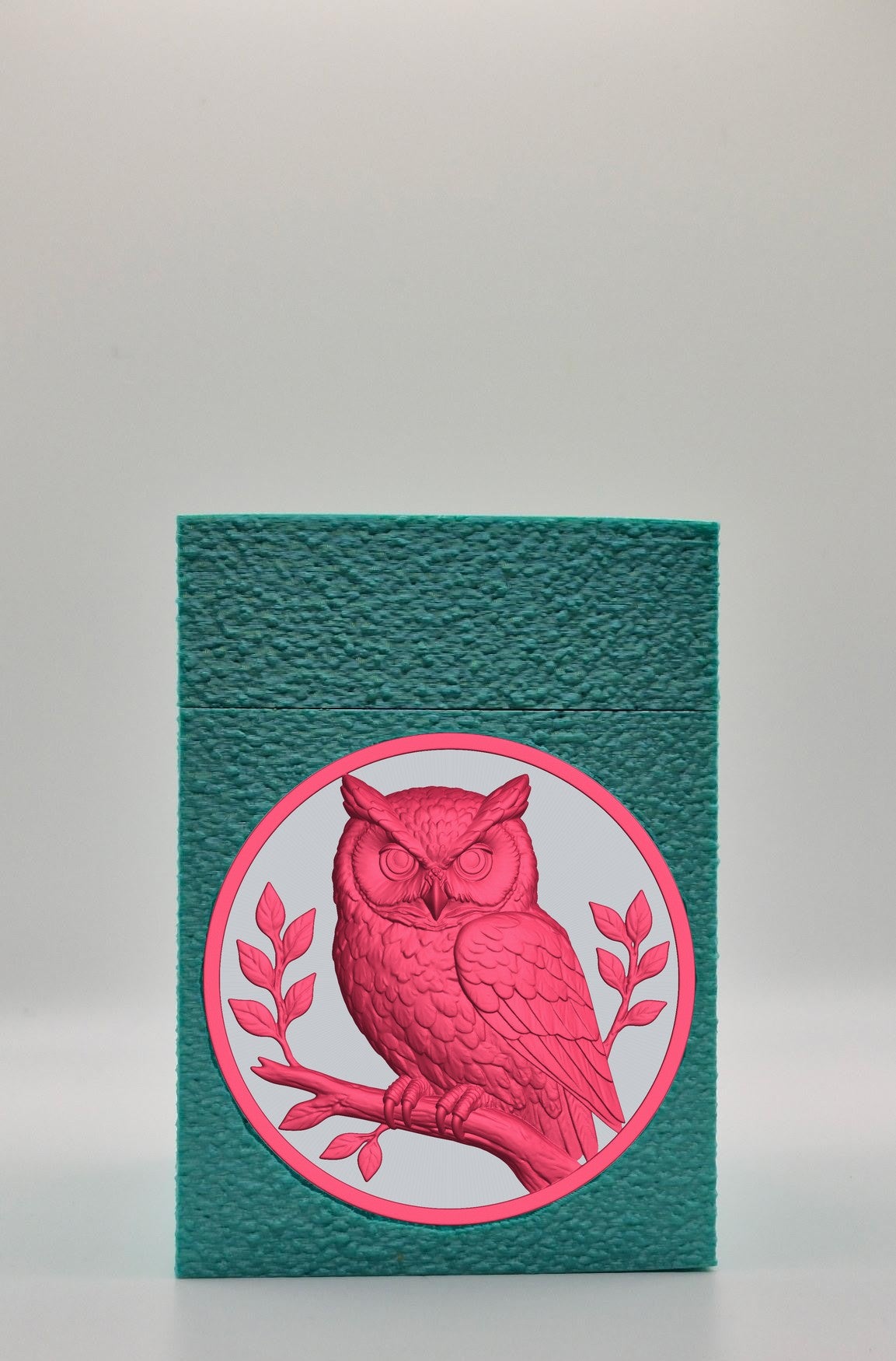 Owl Card Box — Green