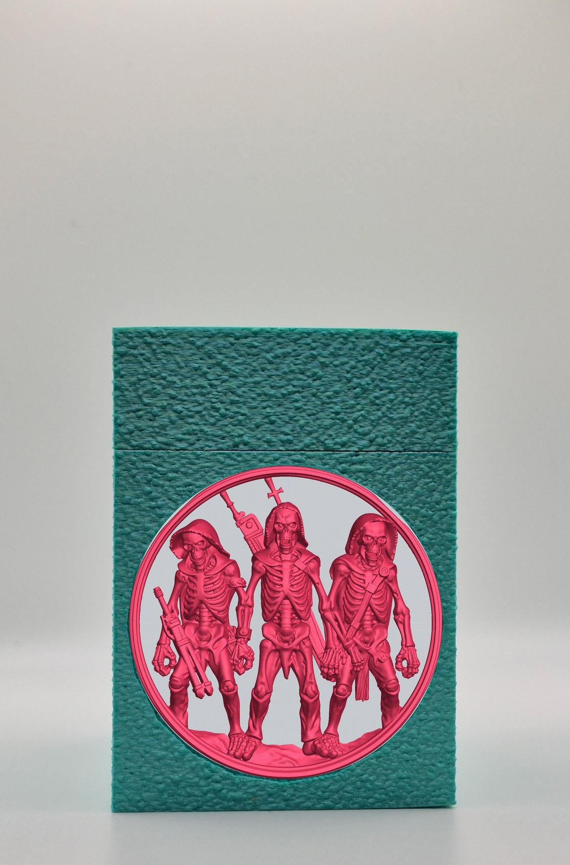 Skeleton Army Card Box — Green
