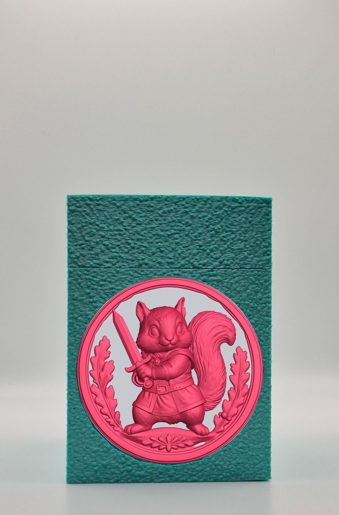 Squirrel Card Box — Green