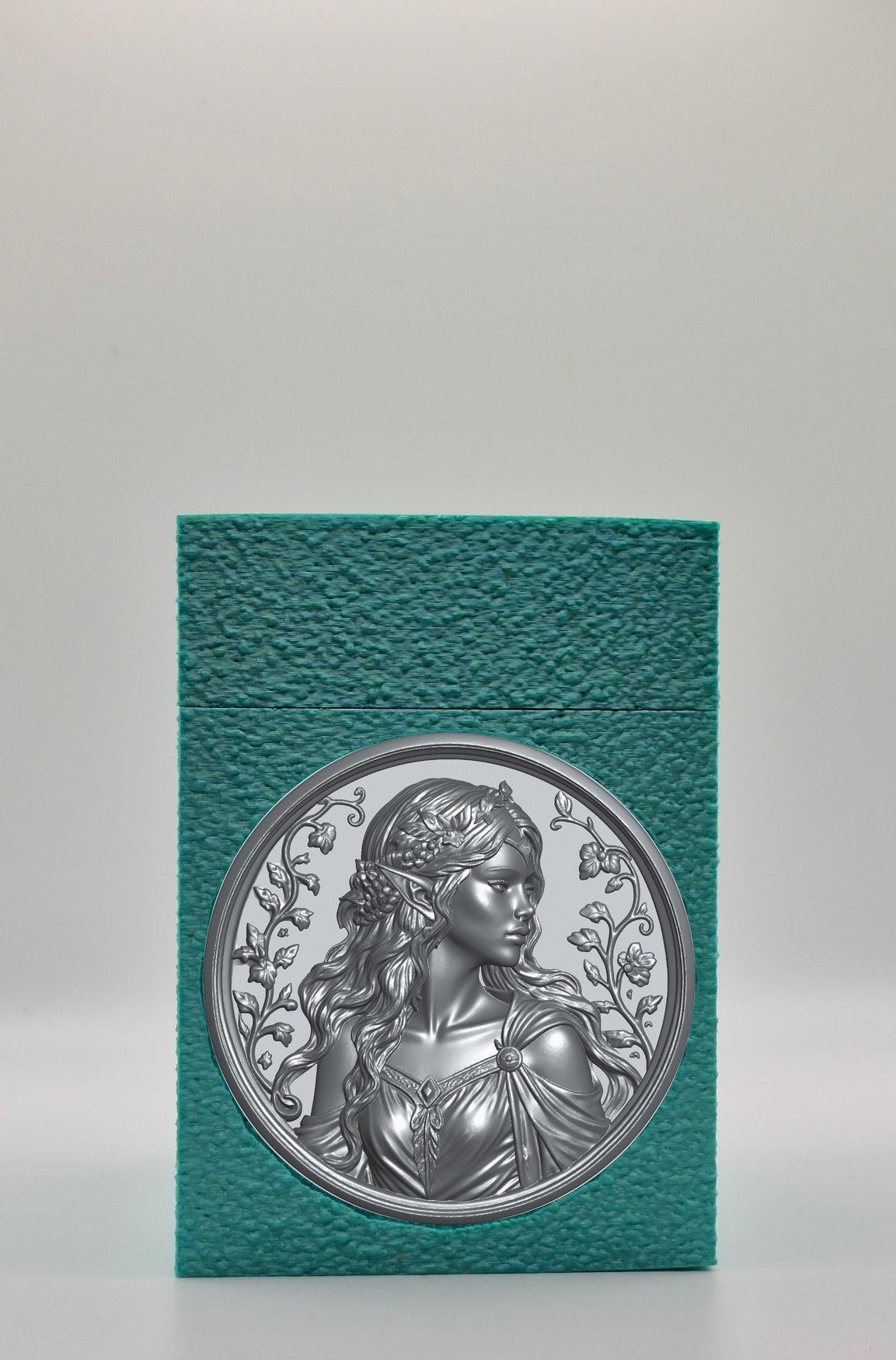 Elf Maiden Card Box — Green