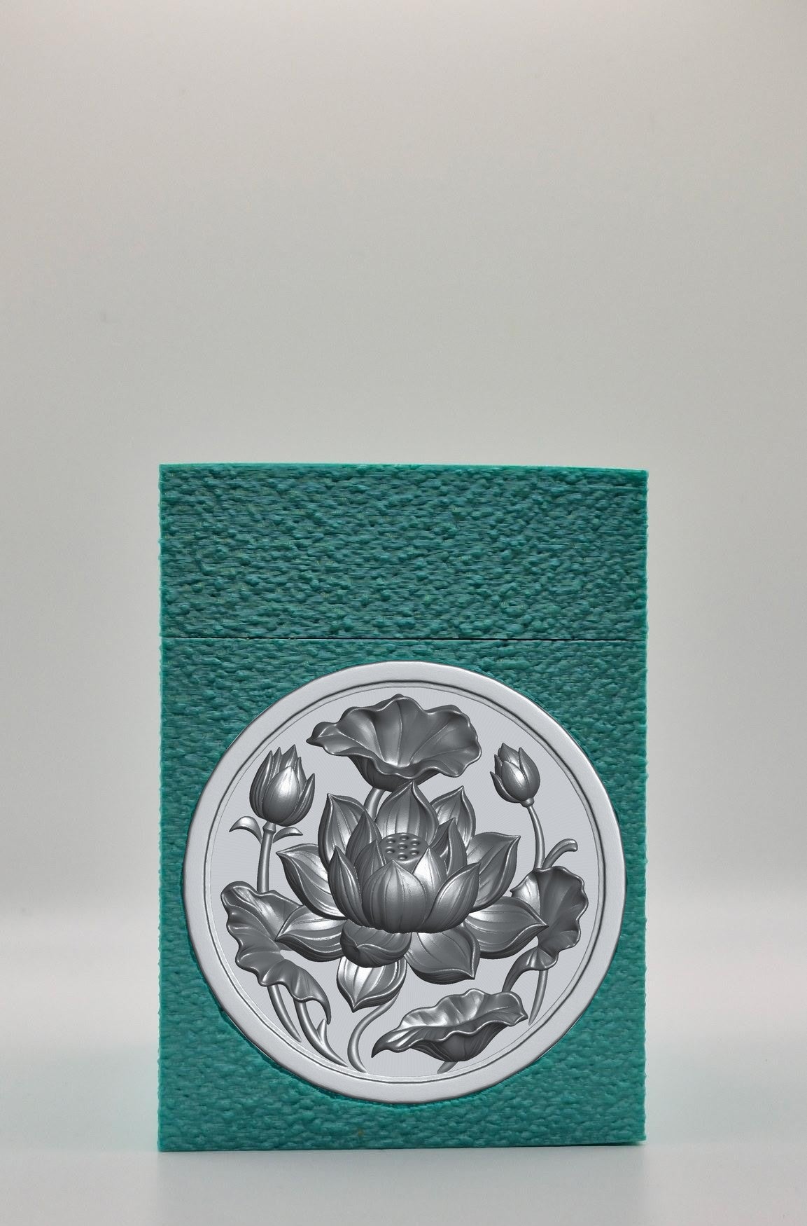 Lotus Card Box — Green