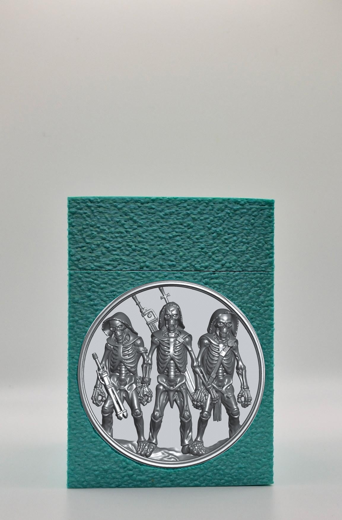 Skeleton Army Card Box — Green