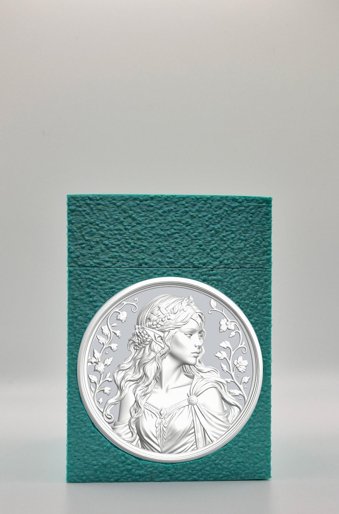 Elf Maiden Card Box — Green