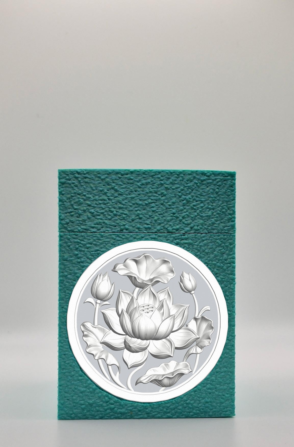 Lotus Card Box — Green