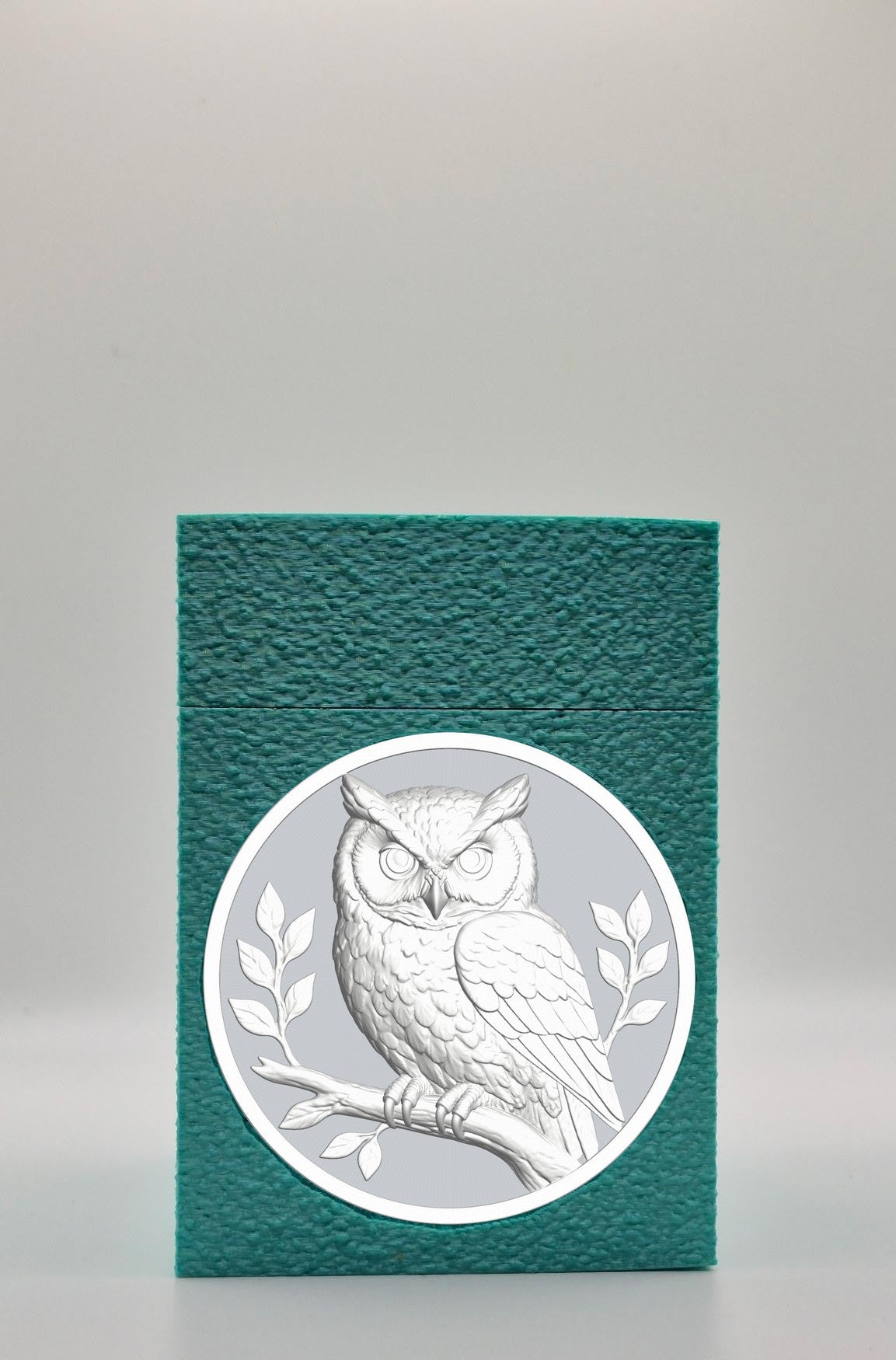 Owl Card Box — Green