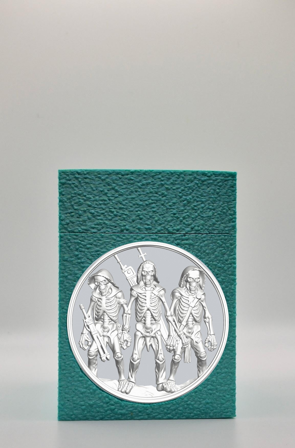 Skeleton Army Card Box — Green