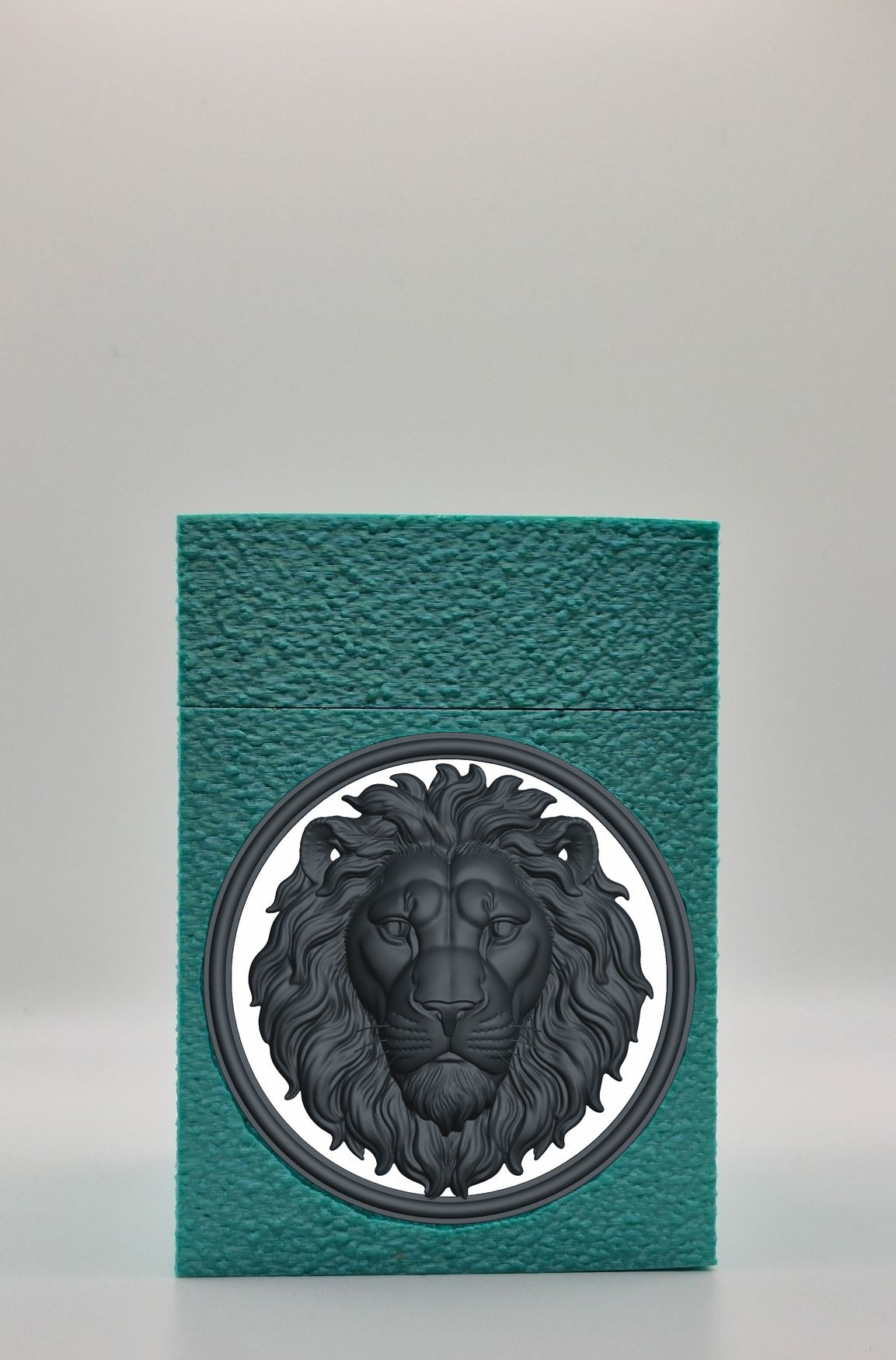Lion Card Box — Green