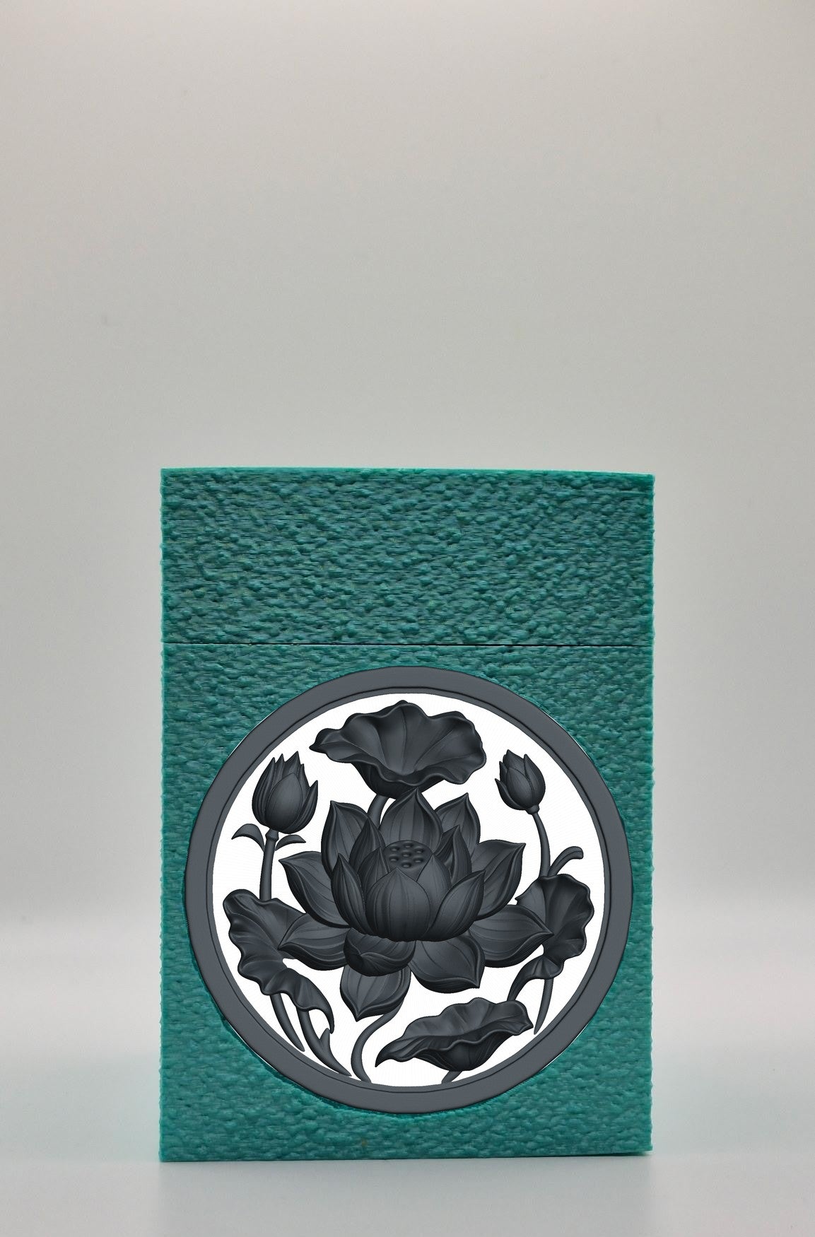 Lotus Card Box — Green