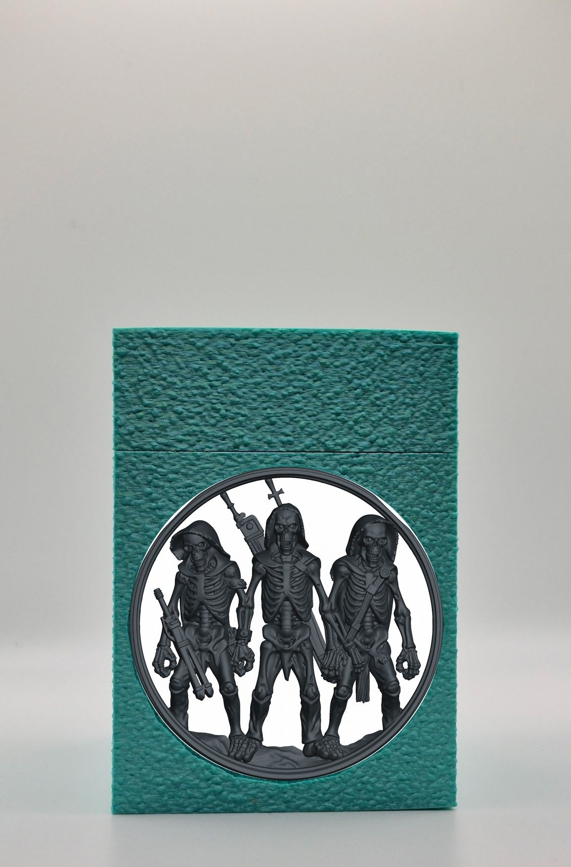 Skeleton Army Card Box — Green