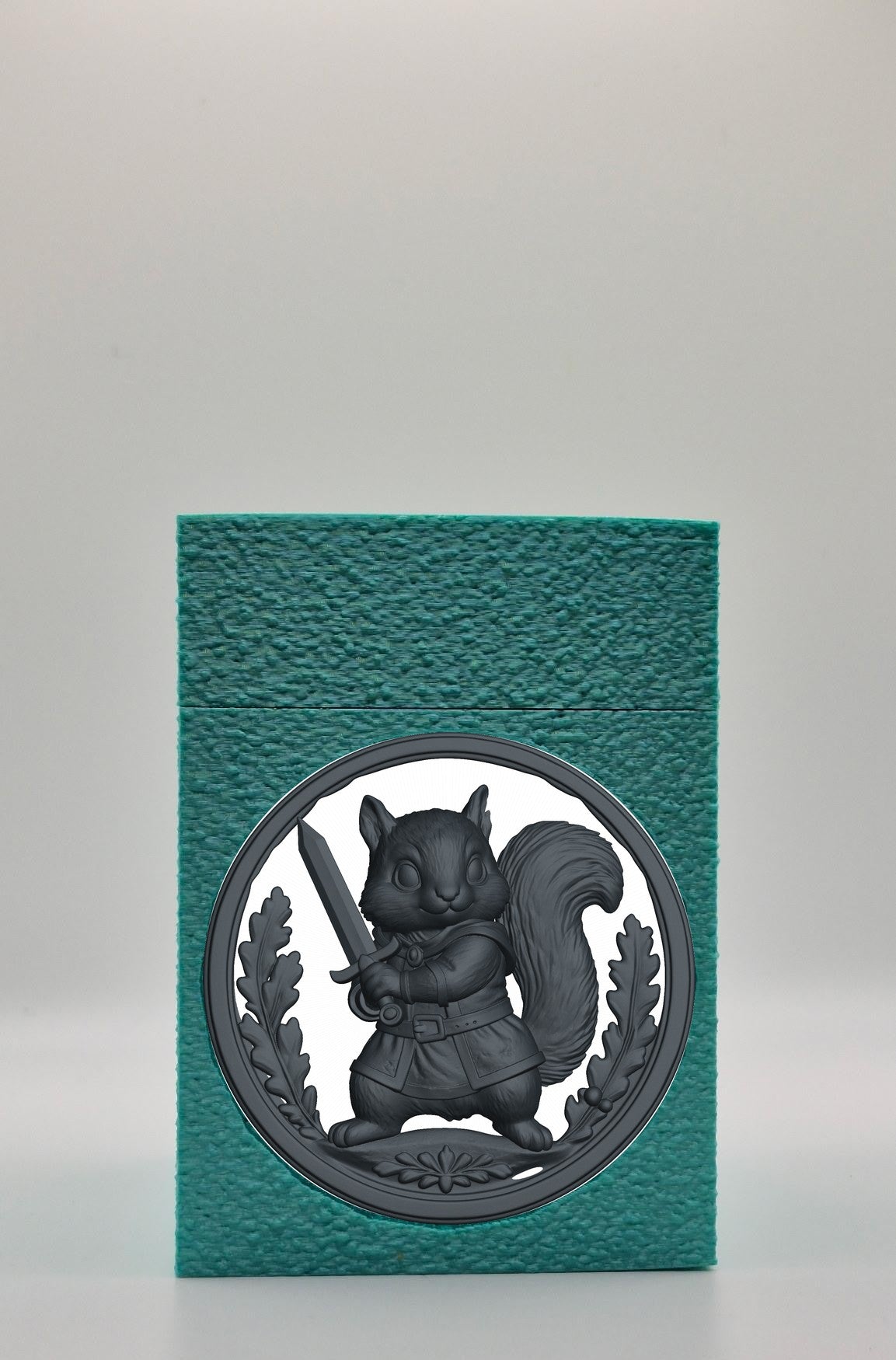 Squirrel Card Box — Green