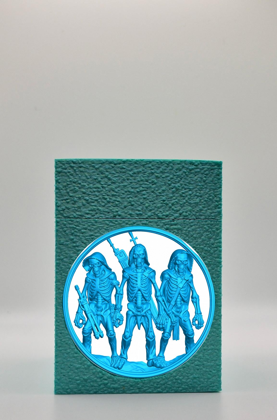 Skeleton Army Card Box — Green