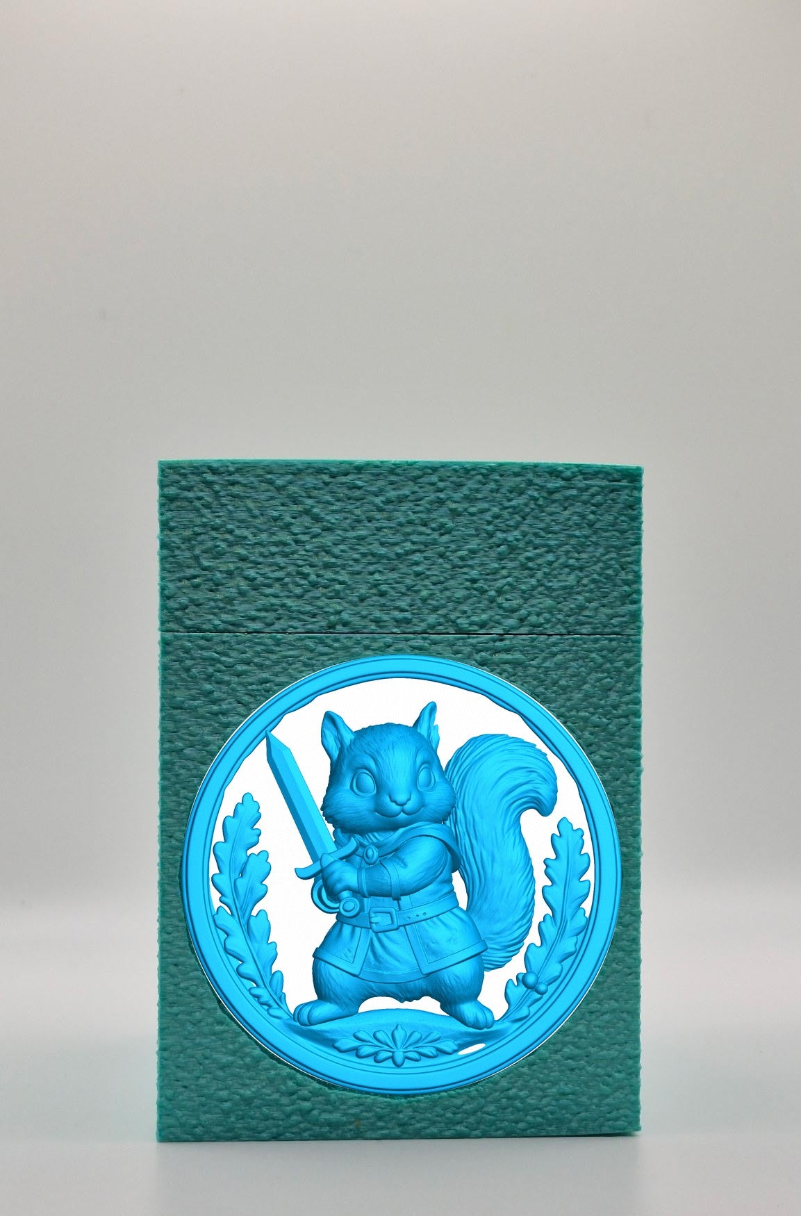 Squirrel Card Box — Green