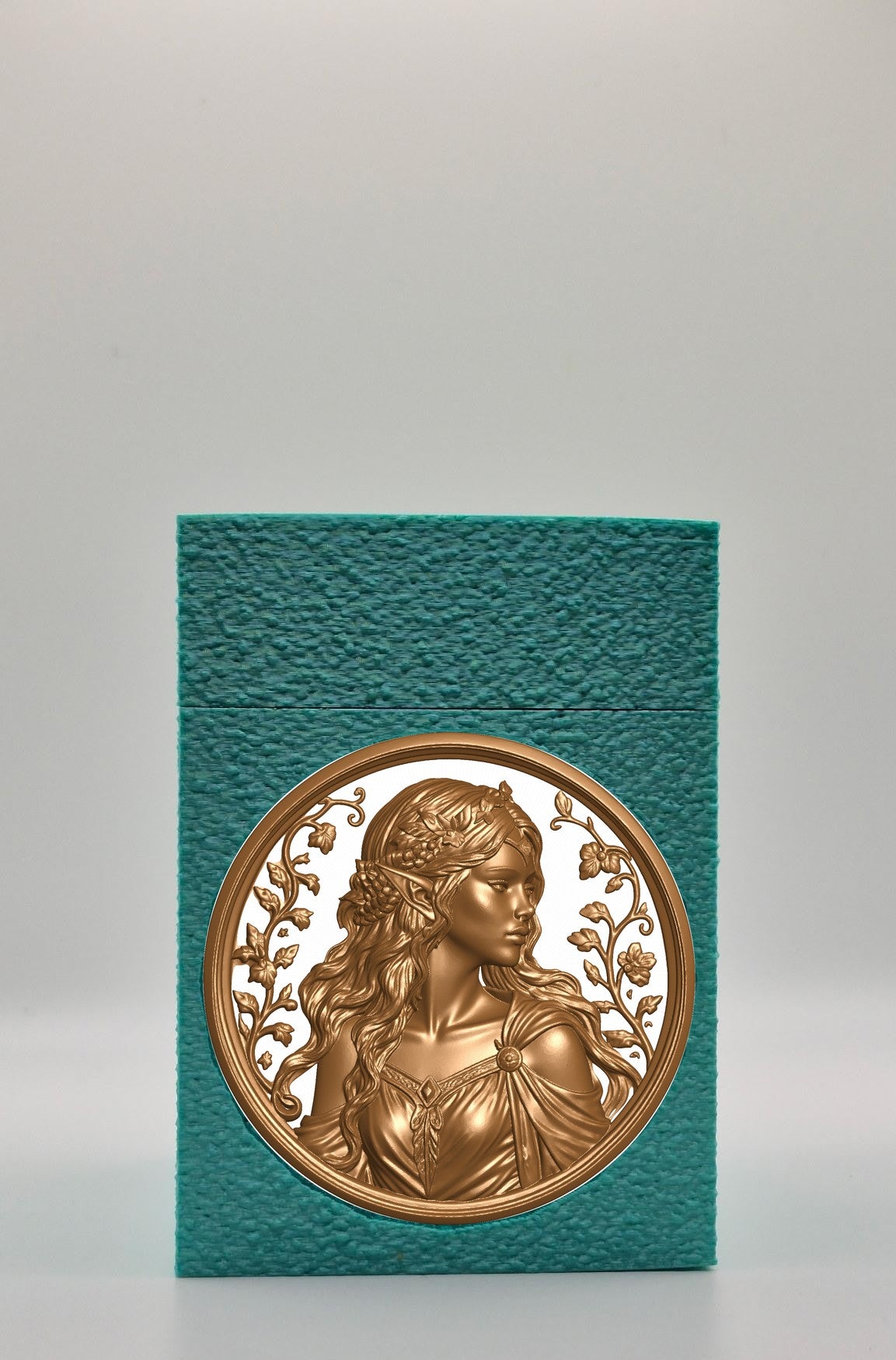 Elf Maiden Card Box — Green