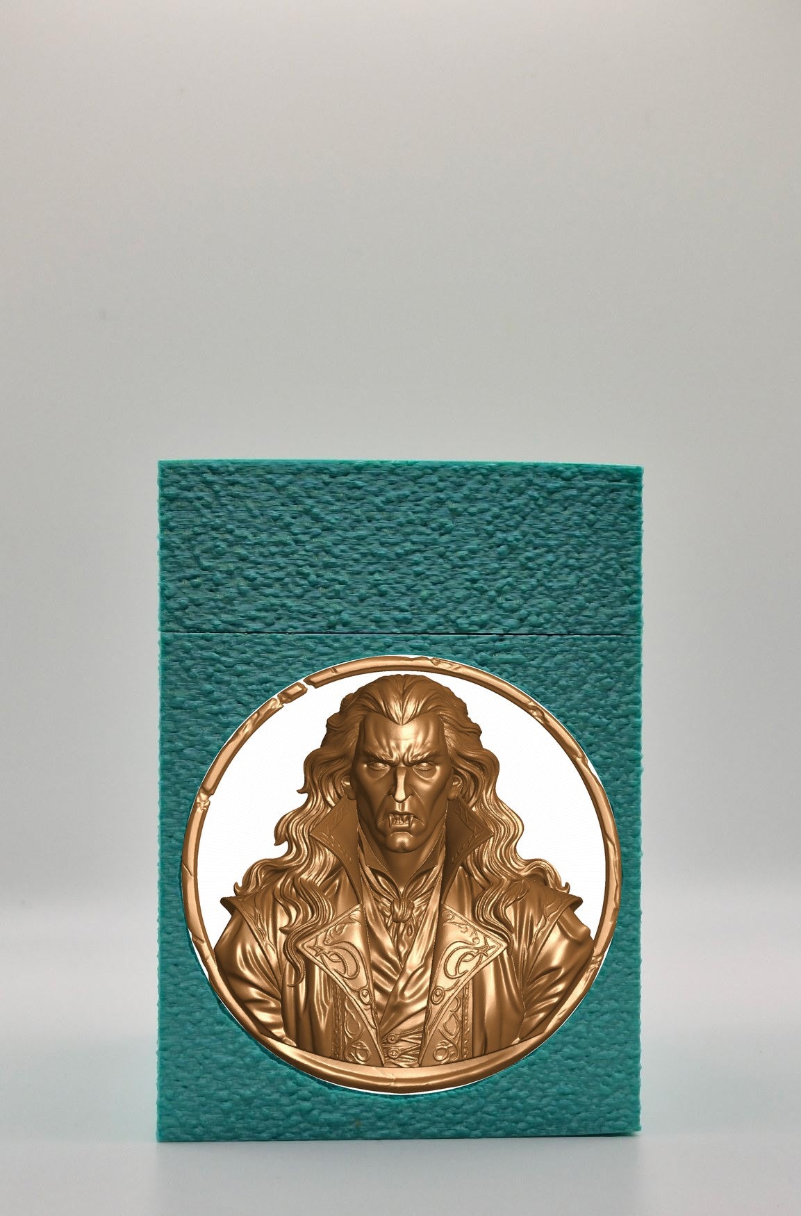 Gothic Vampire Card Box — Green