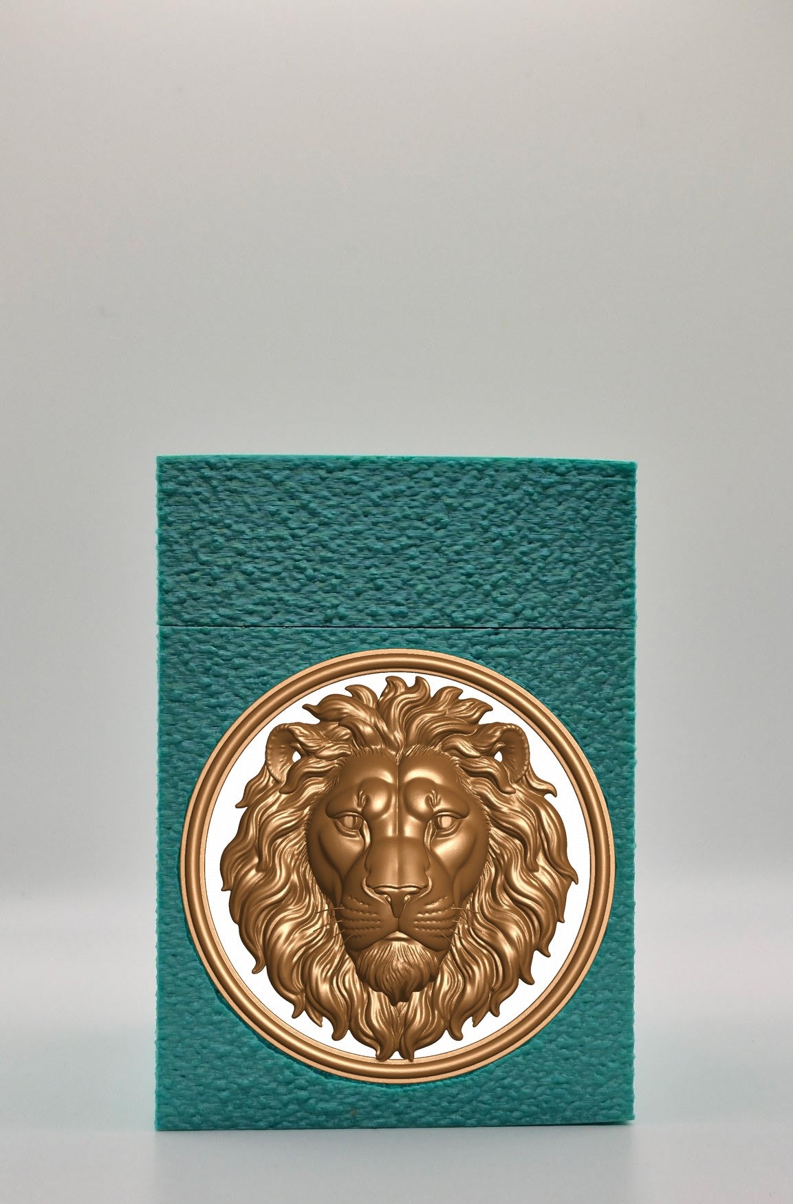 Lion Card Box — Green
